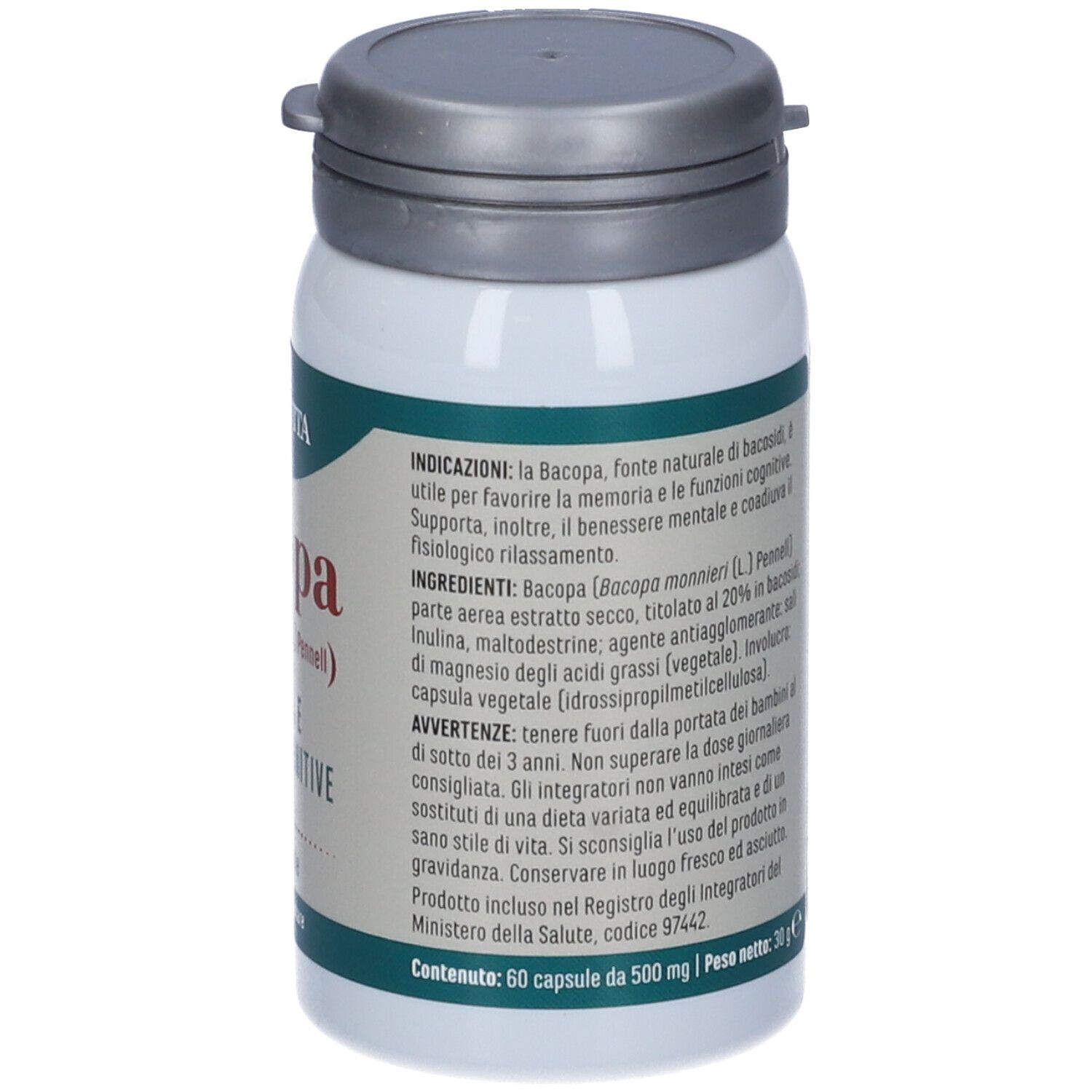 Bacopa 60 Capsule