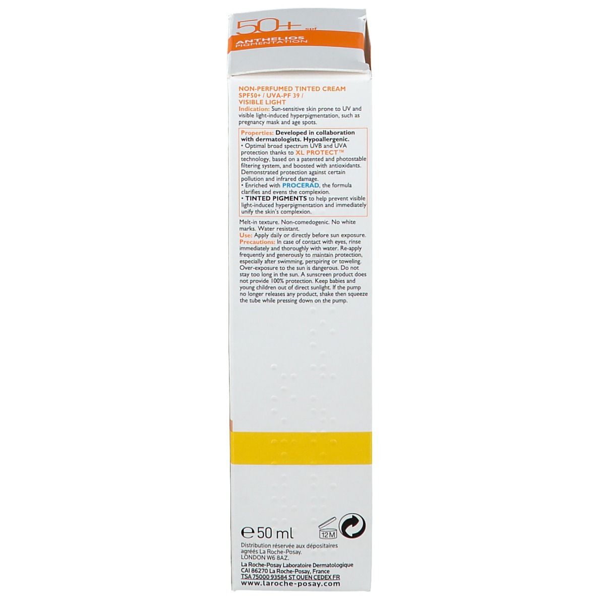 La Roche-Posay Anthelios Crema Solare Viso Colorata SPF 50+