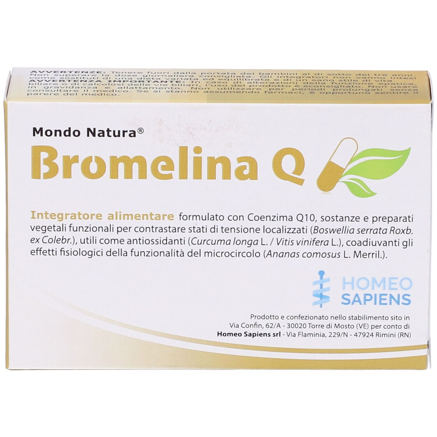 Bromelina Q Mondo Natura 30 Compresse