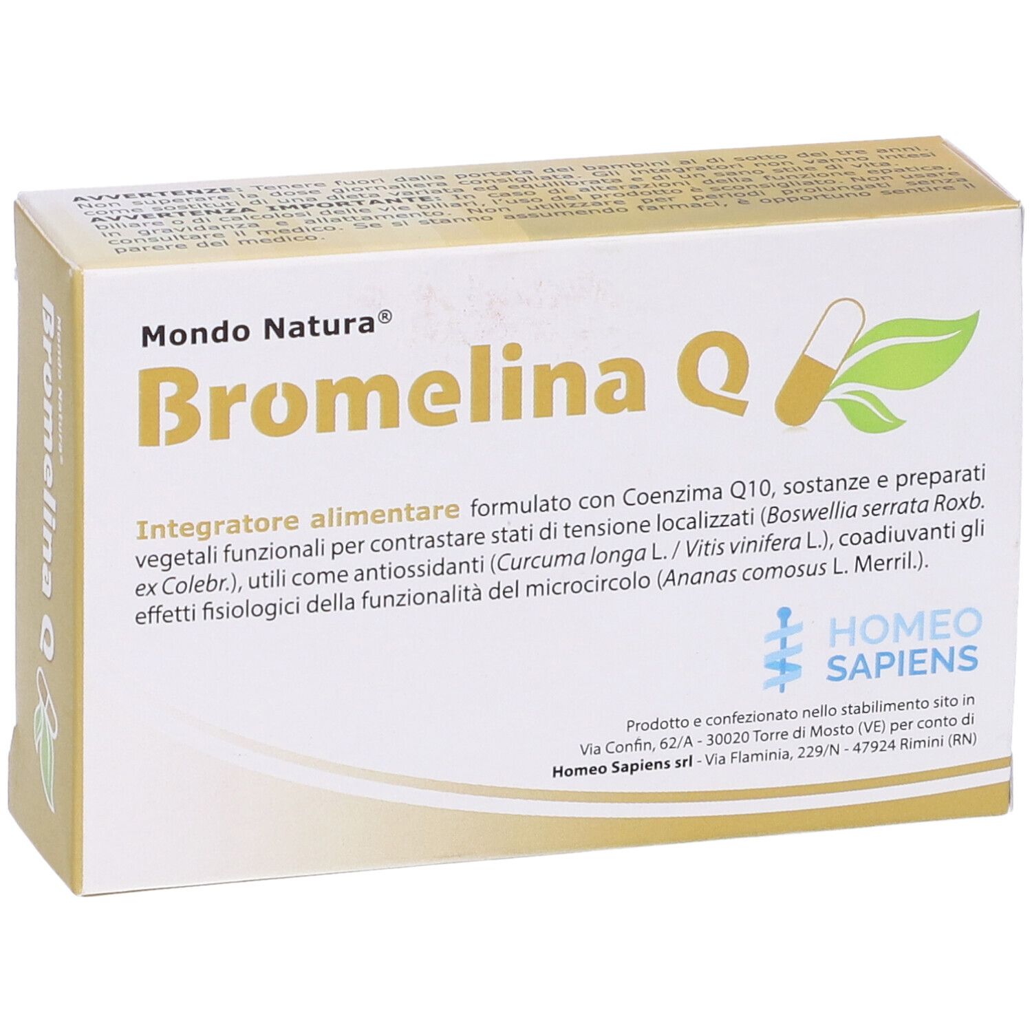 Bromelina Q Mondo Natura 30 Compresse