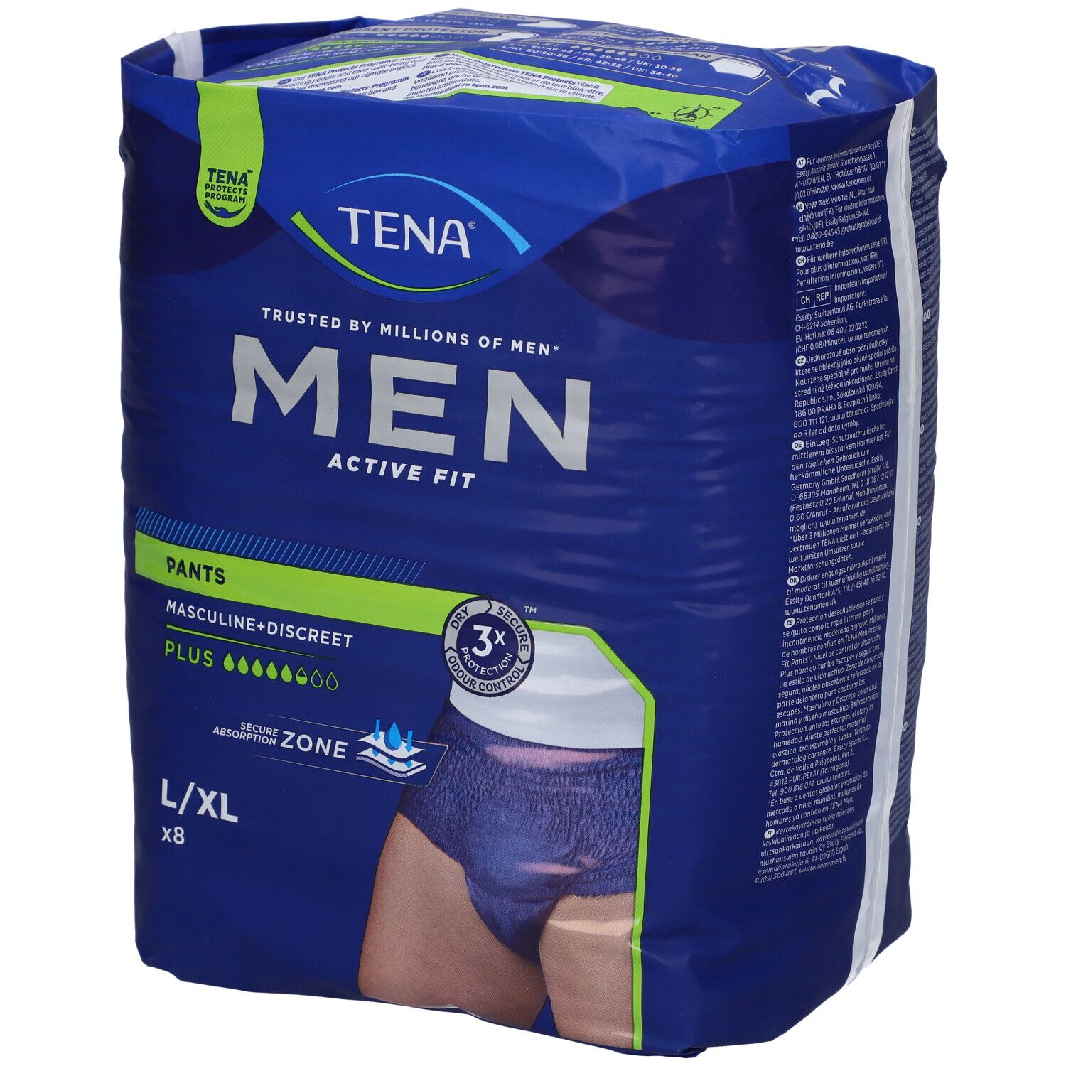 TENA Men Active Fit Pants Taglai L/XL