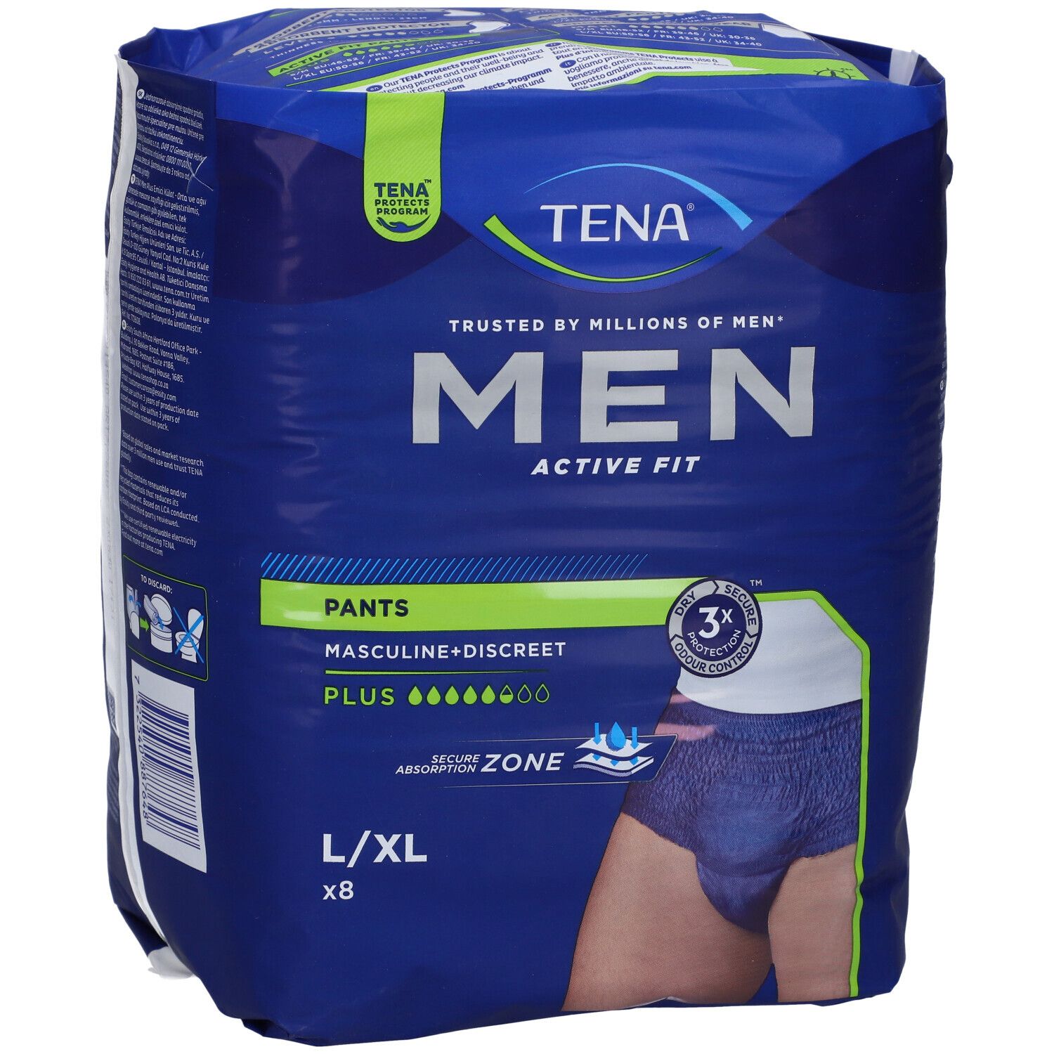 TENA Men Active Fit Pants Taglai L/XL