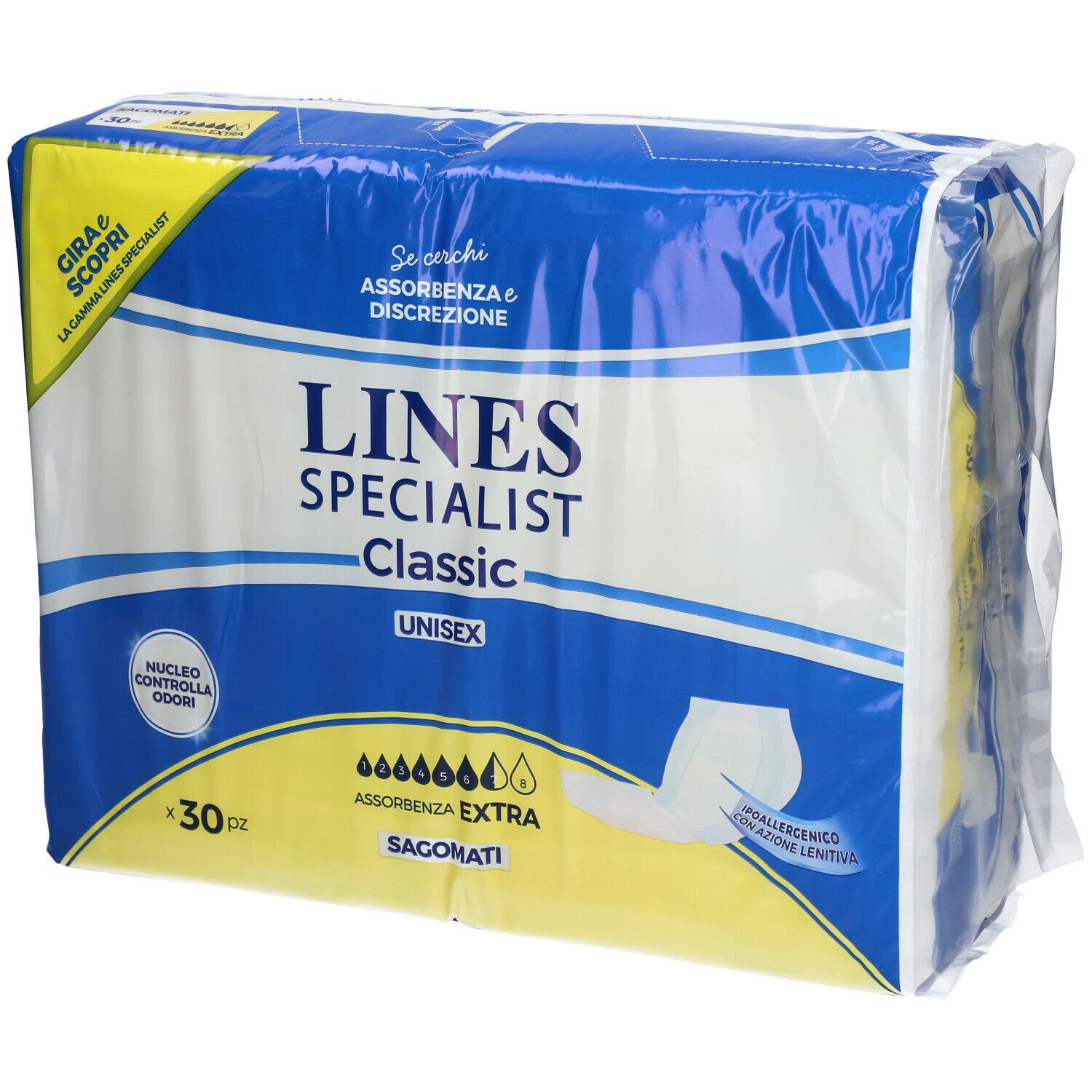 LINES SPECIALIST Classic Unisex Sagomati 30 pz