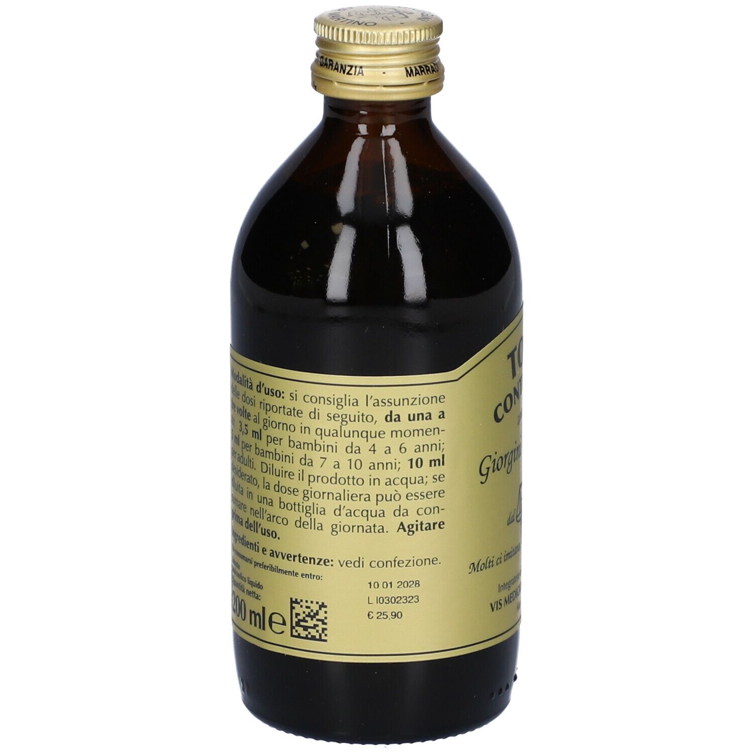 Tosse Control Plus 200 Ml Liquido Analcolico