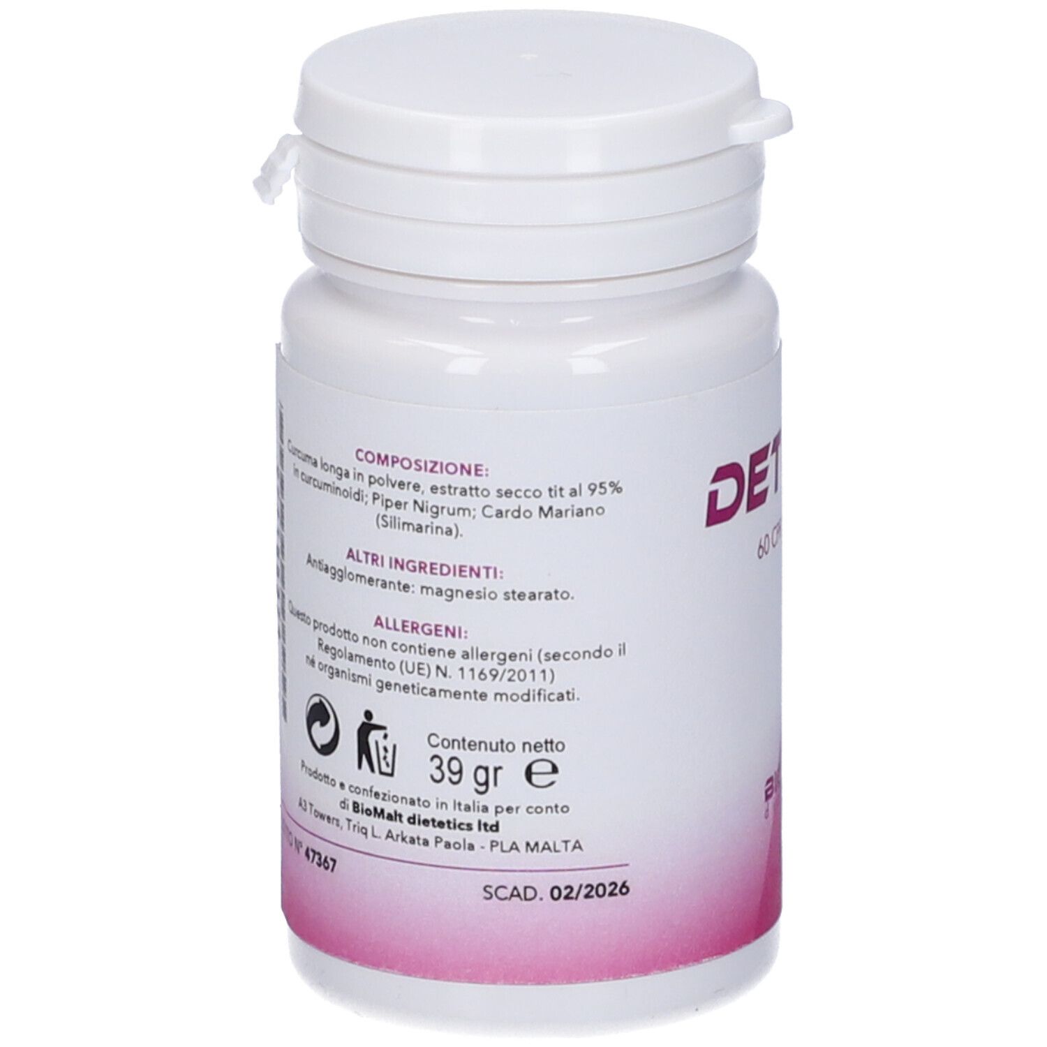 Detoxia 650Mg 60Cpr