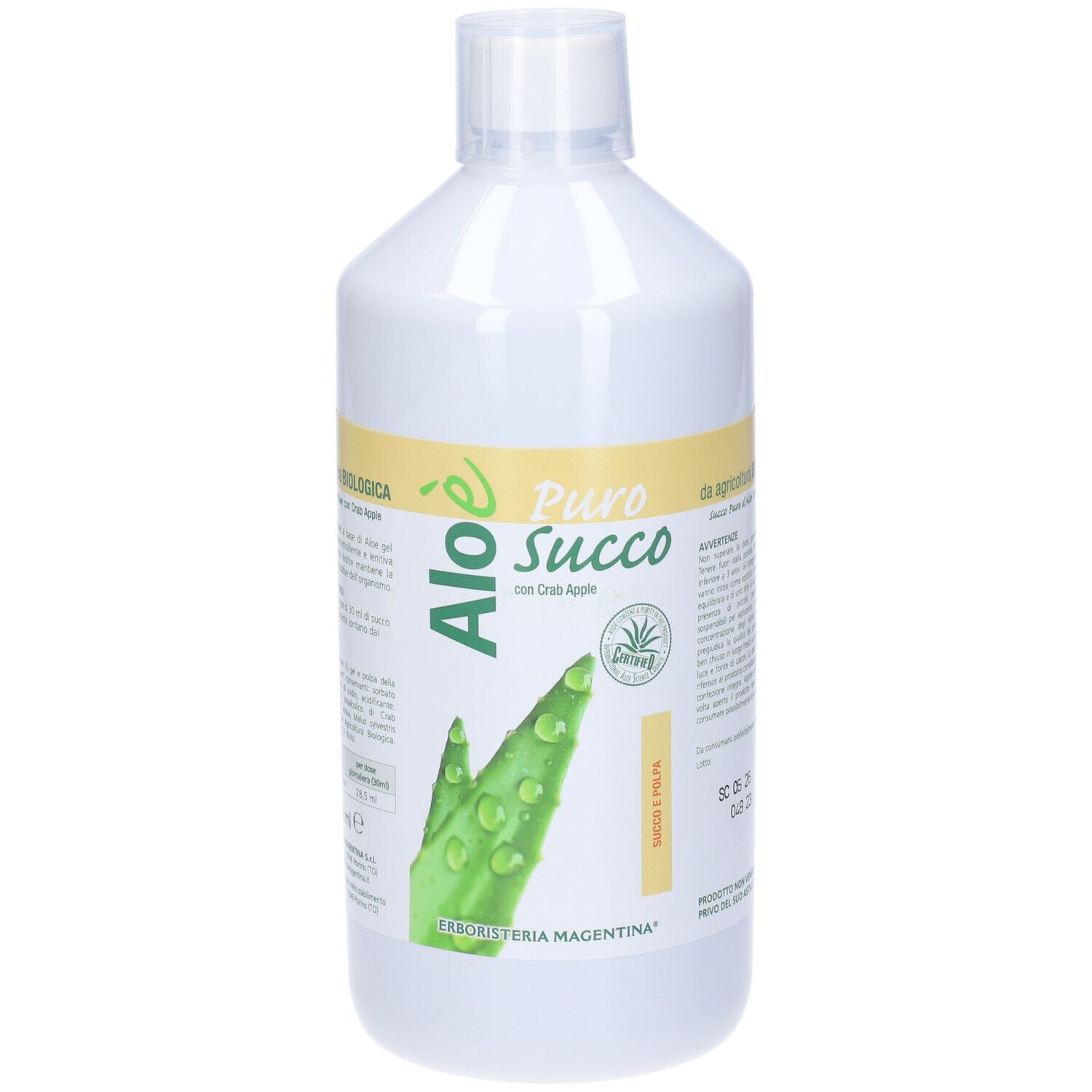 Aloe' Aloe Succo E Polpa Bio 1 Litro