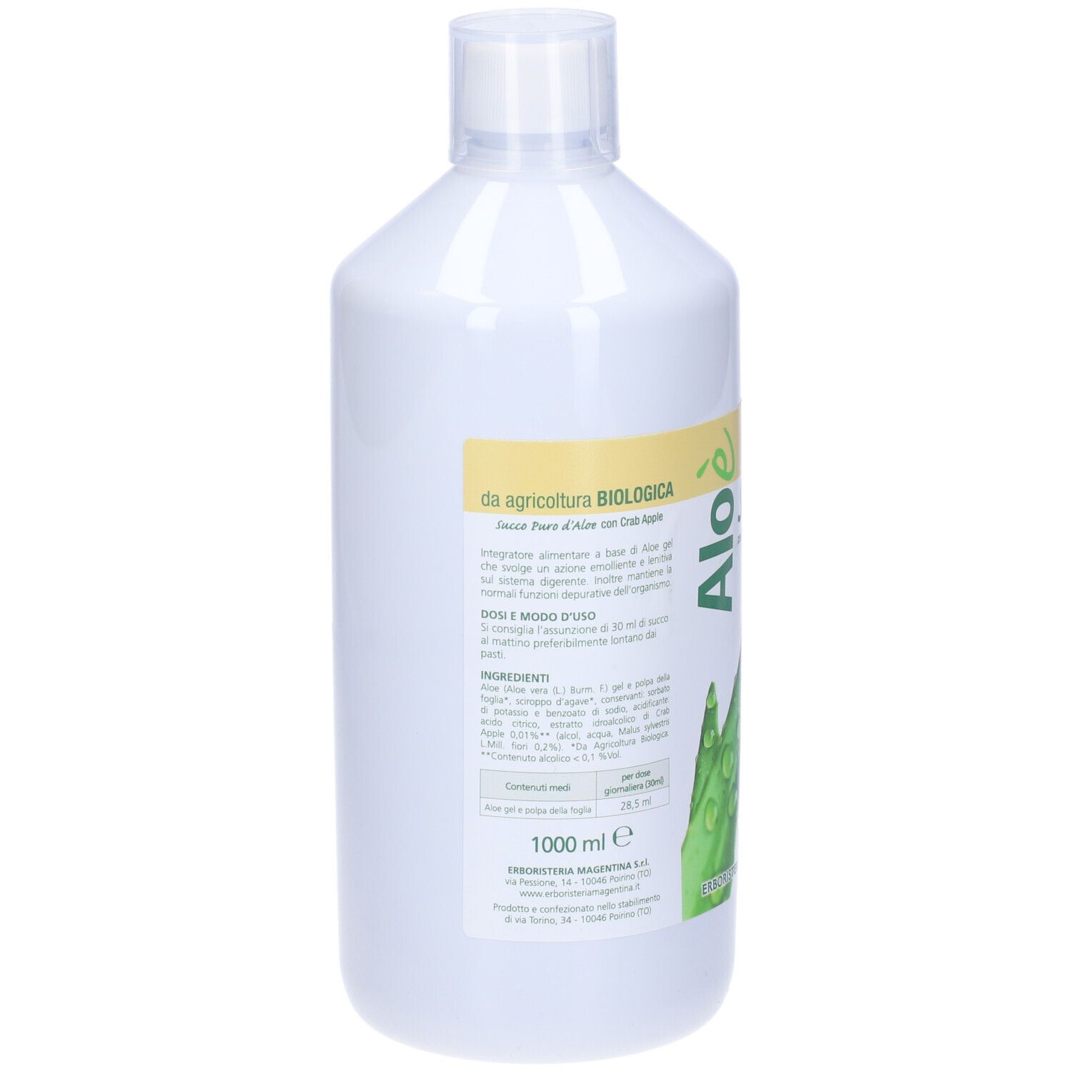 Aloe' Aloe Succo E Polpa Bio 1 Litro