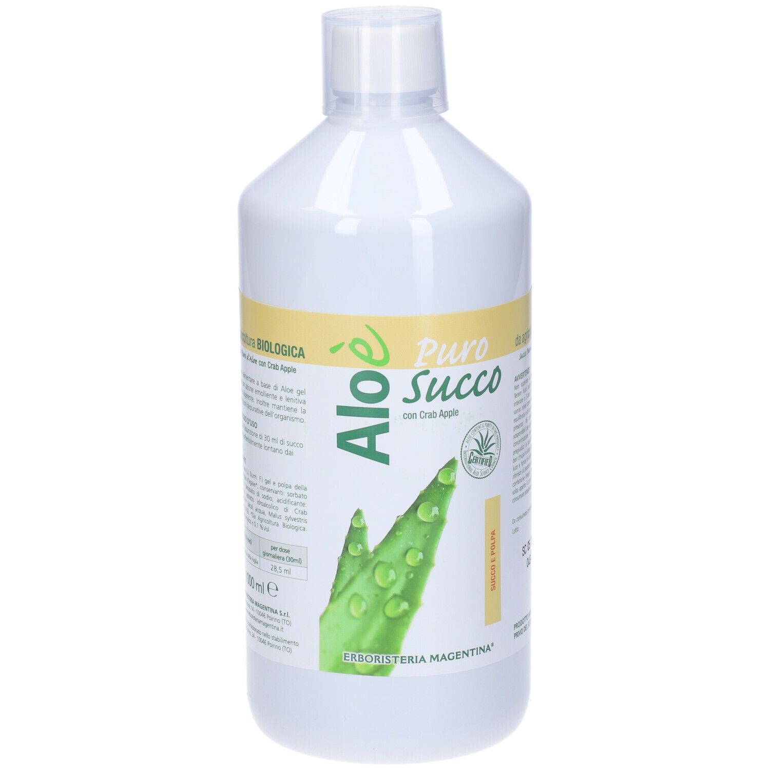 Aloe' Aloe Succo E Polpa Bio 1 Litro