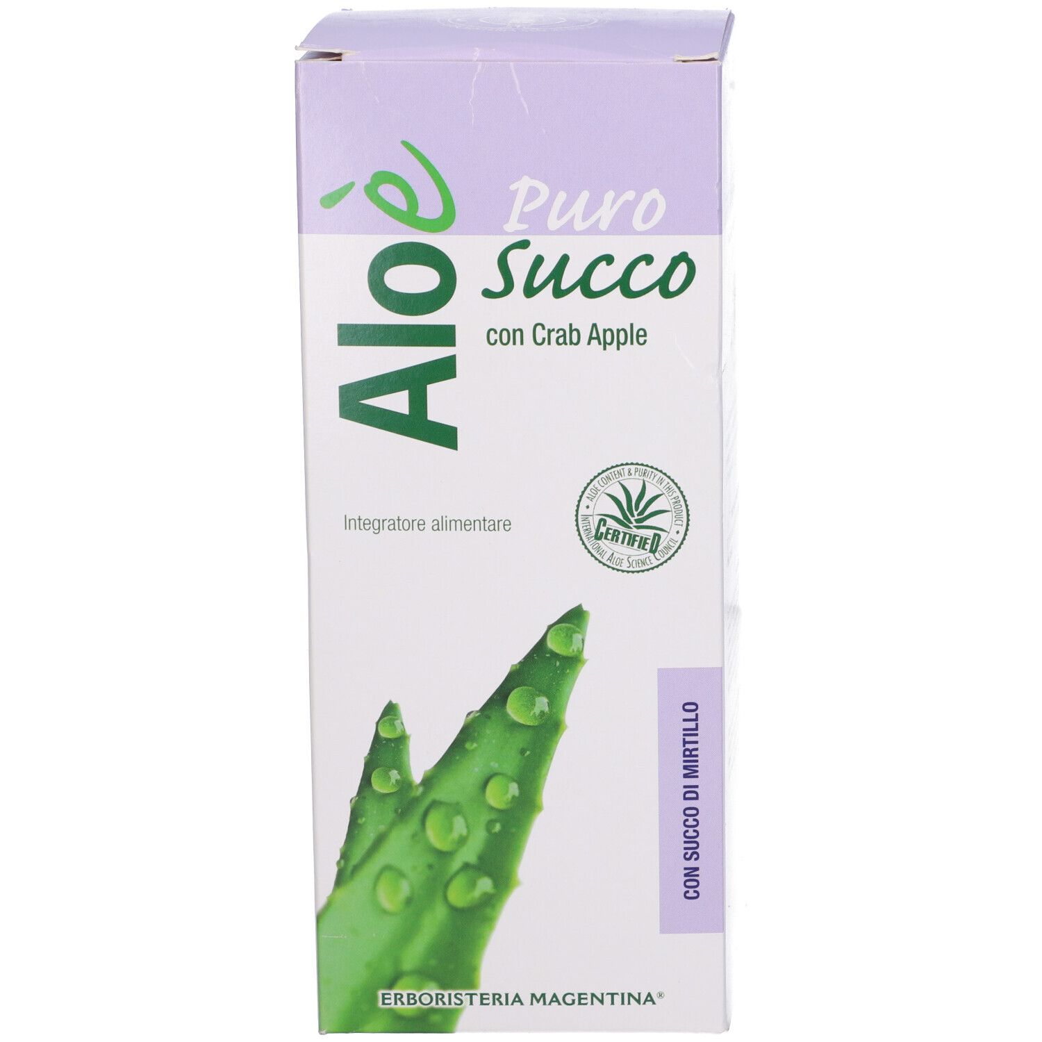 Aloe' Aloe Vera Bio + Mirtillo 1 Litro