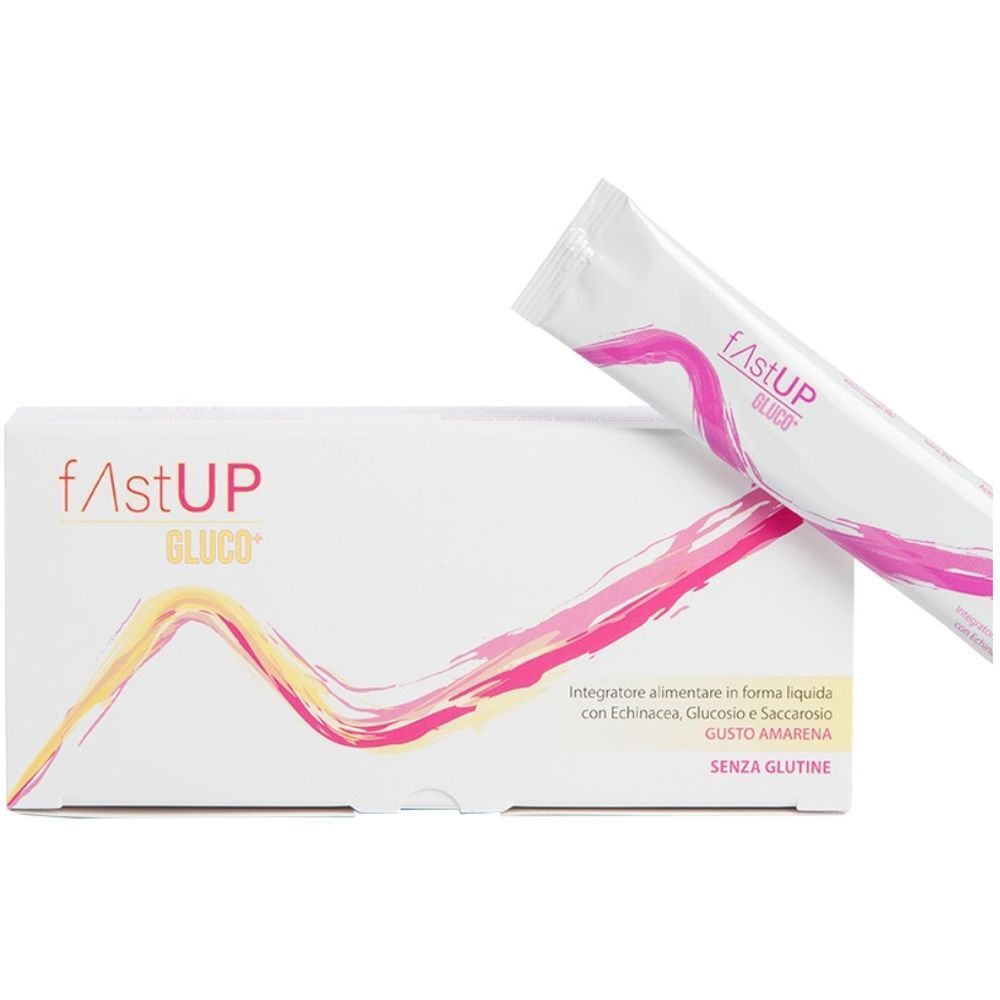 Fastup Gluco+ Amarena 8 Bustine Da 15 G
