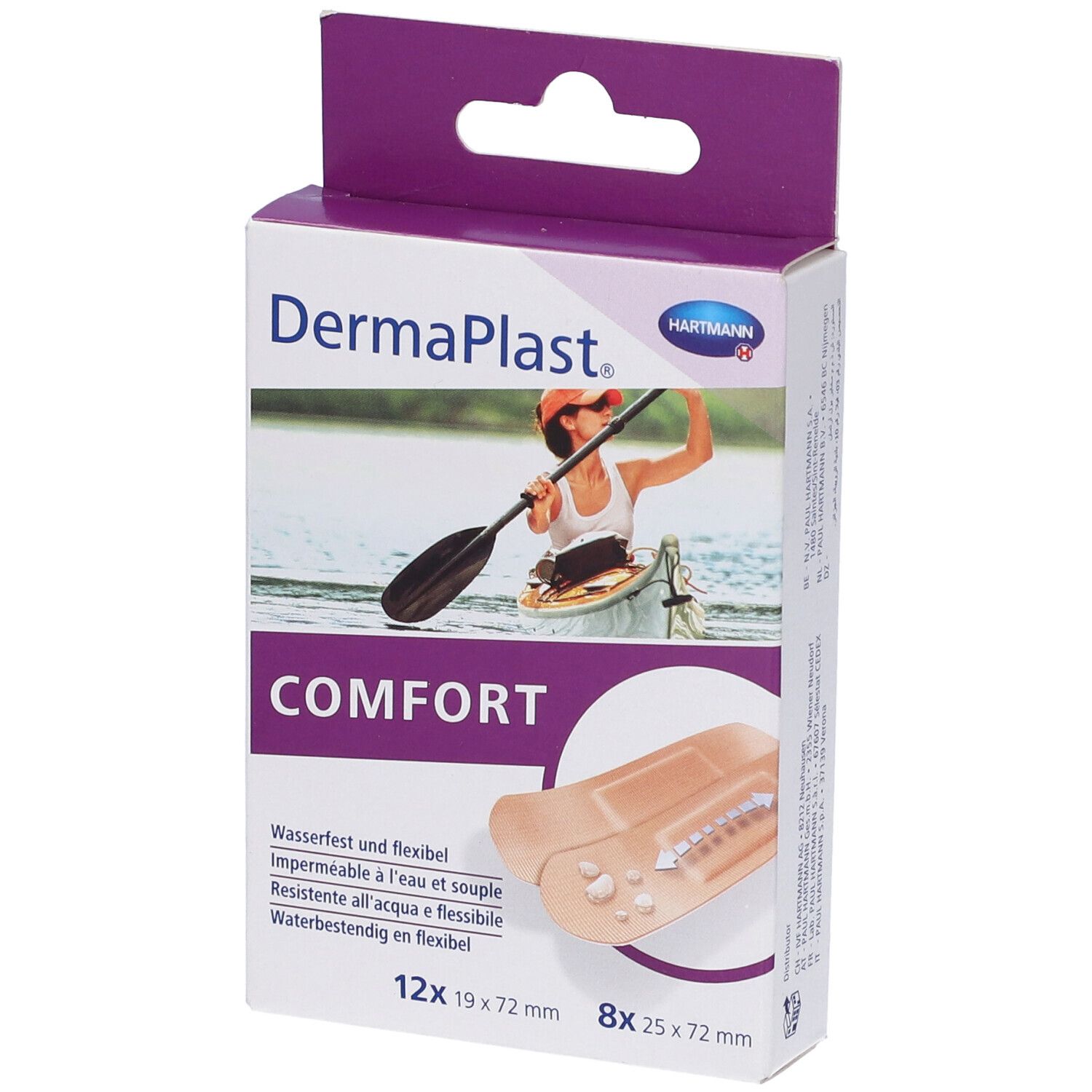 Dermaplast Comfort 2Mis 20Pz