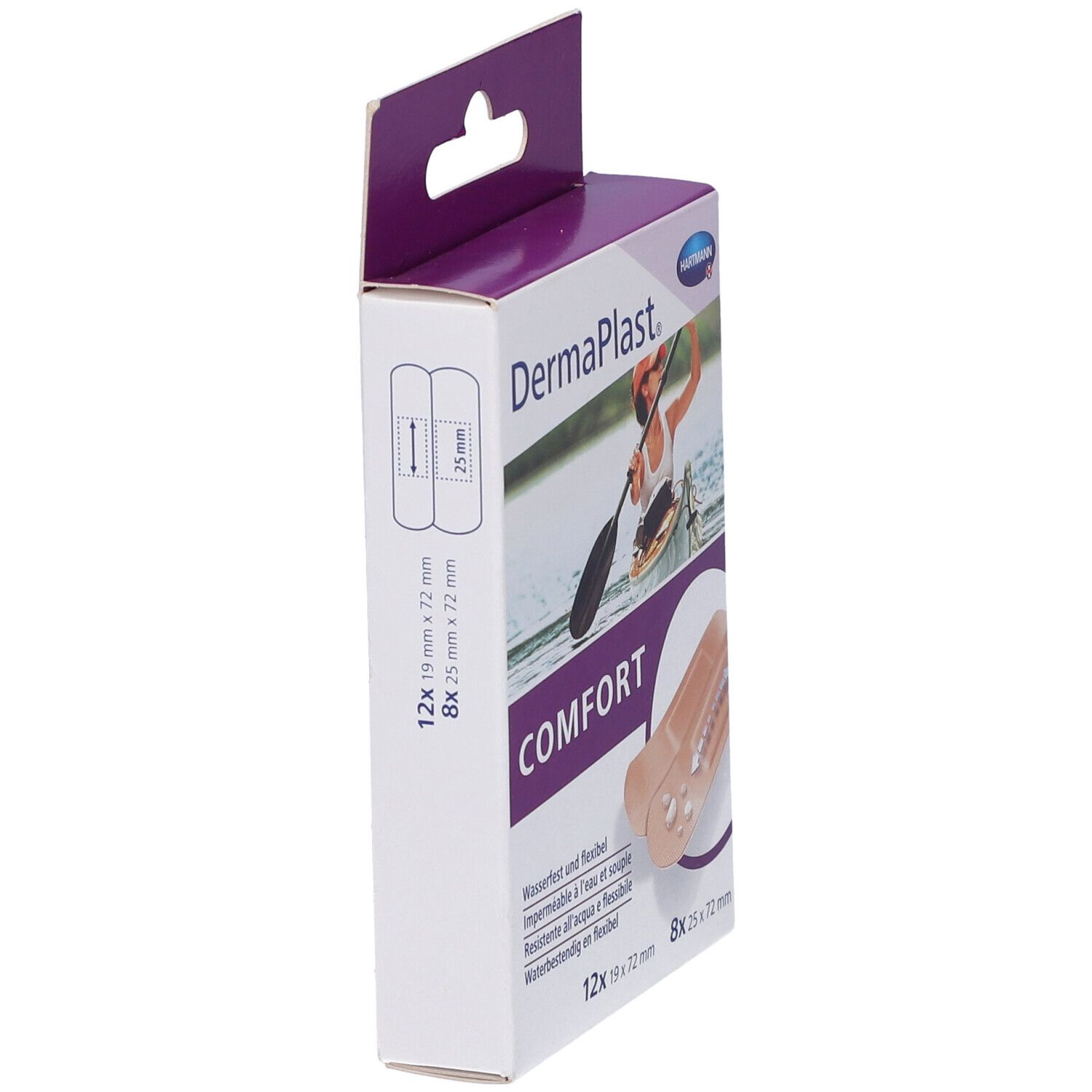 Dermaplast Comfort 2Mis 20Pz