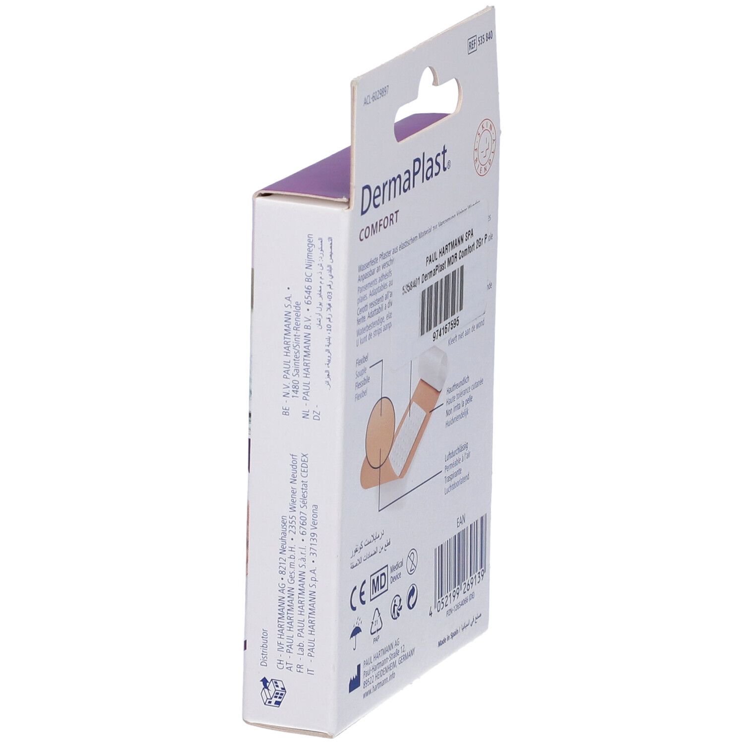 Dermaplast Comfort 2Mis 20Pz