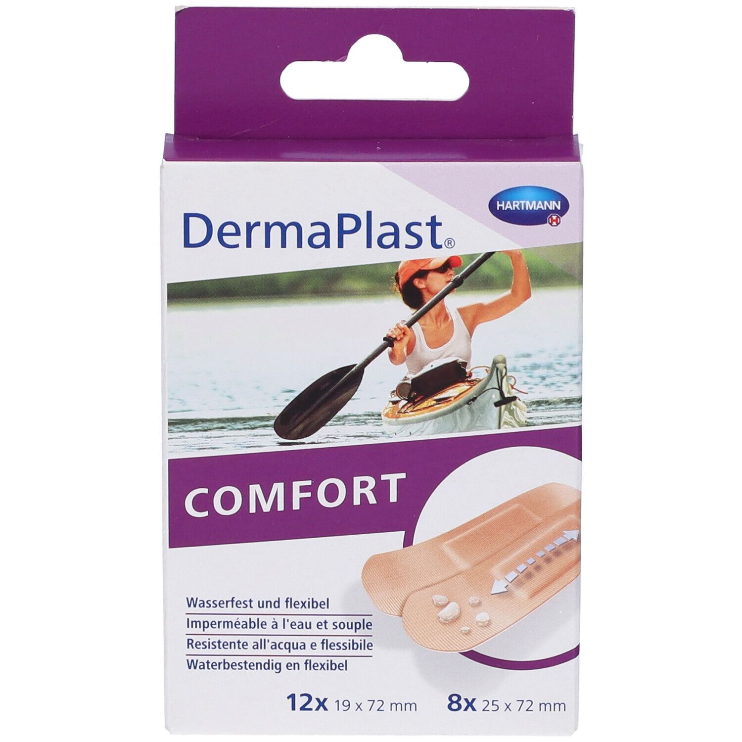 Dermaplast Comfort 2Mis 20Pz