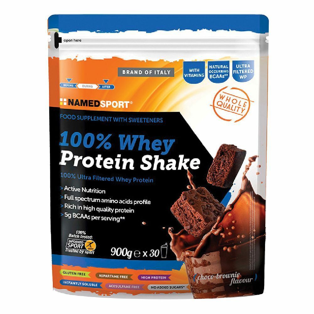 NAMEDSPORT® 100% Whey Protein Shake Choco-Brownie Flavour