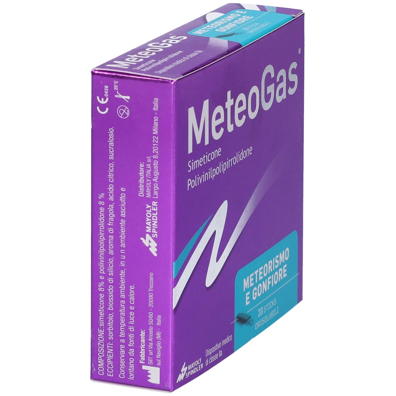 Antimeteorico Meteogas Polvere 20 Stick Orosolubili