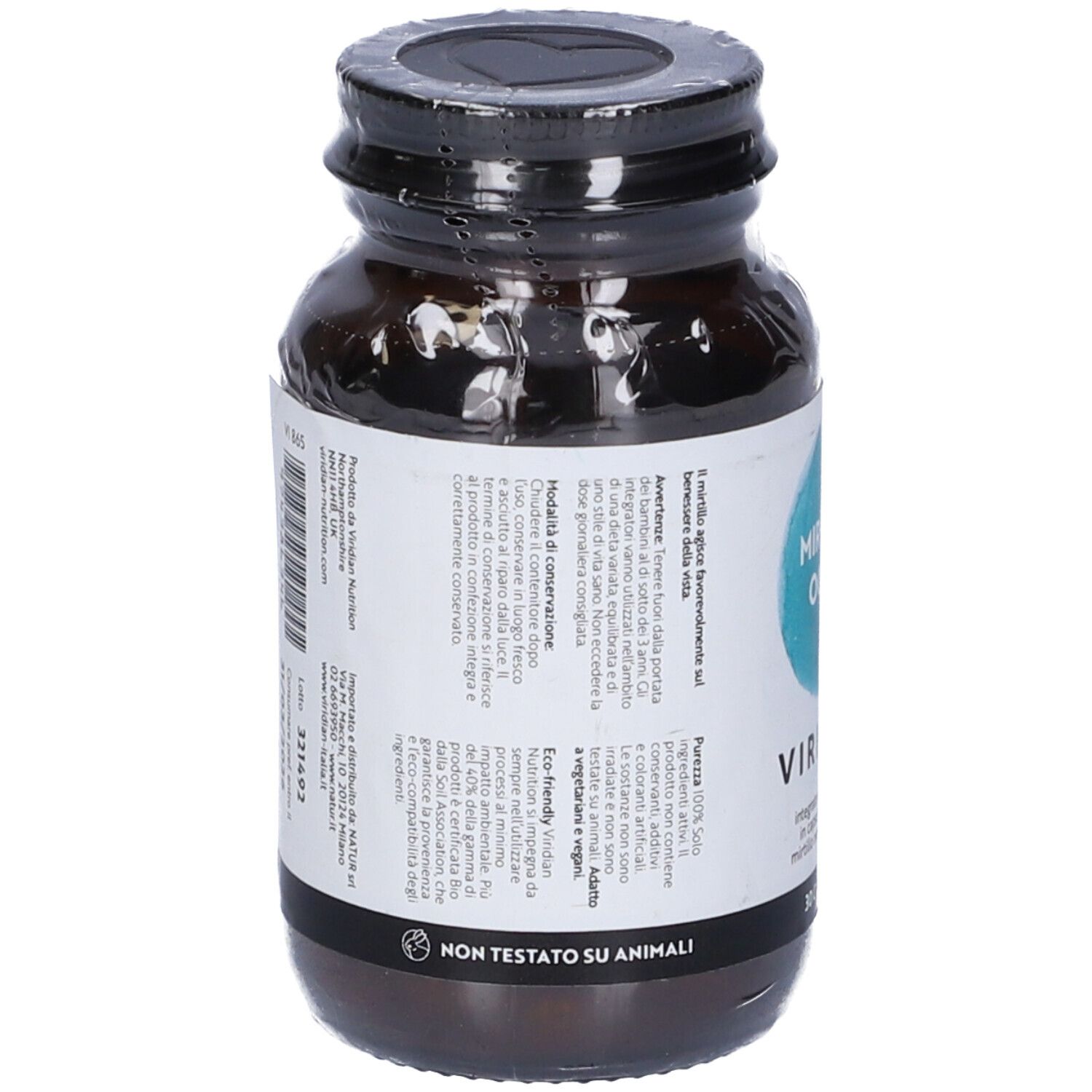 Viridian Mirtillo Occhi 30 Capsule