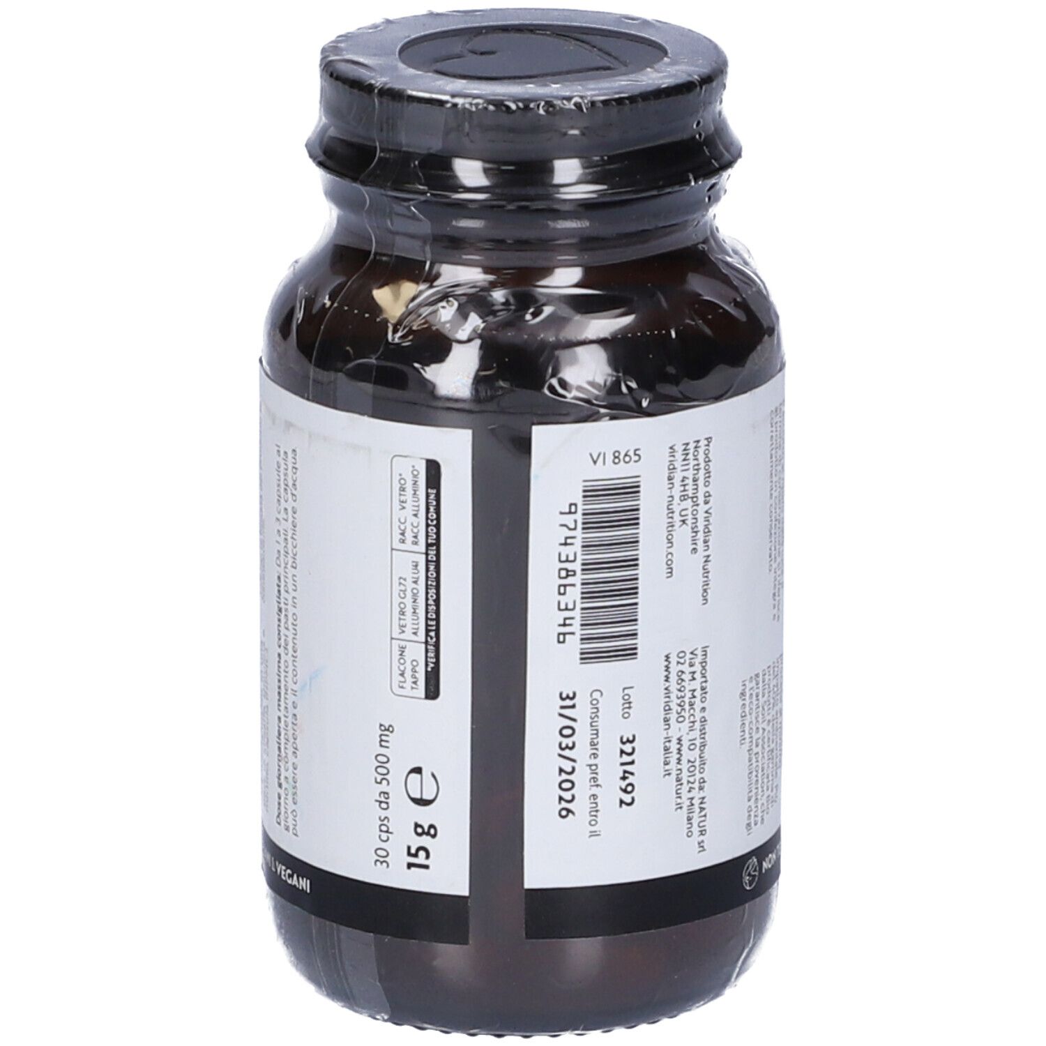 Viridian Mirtillo Occhi 30 Capsule