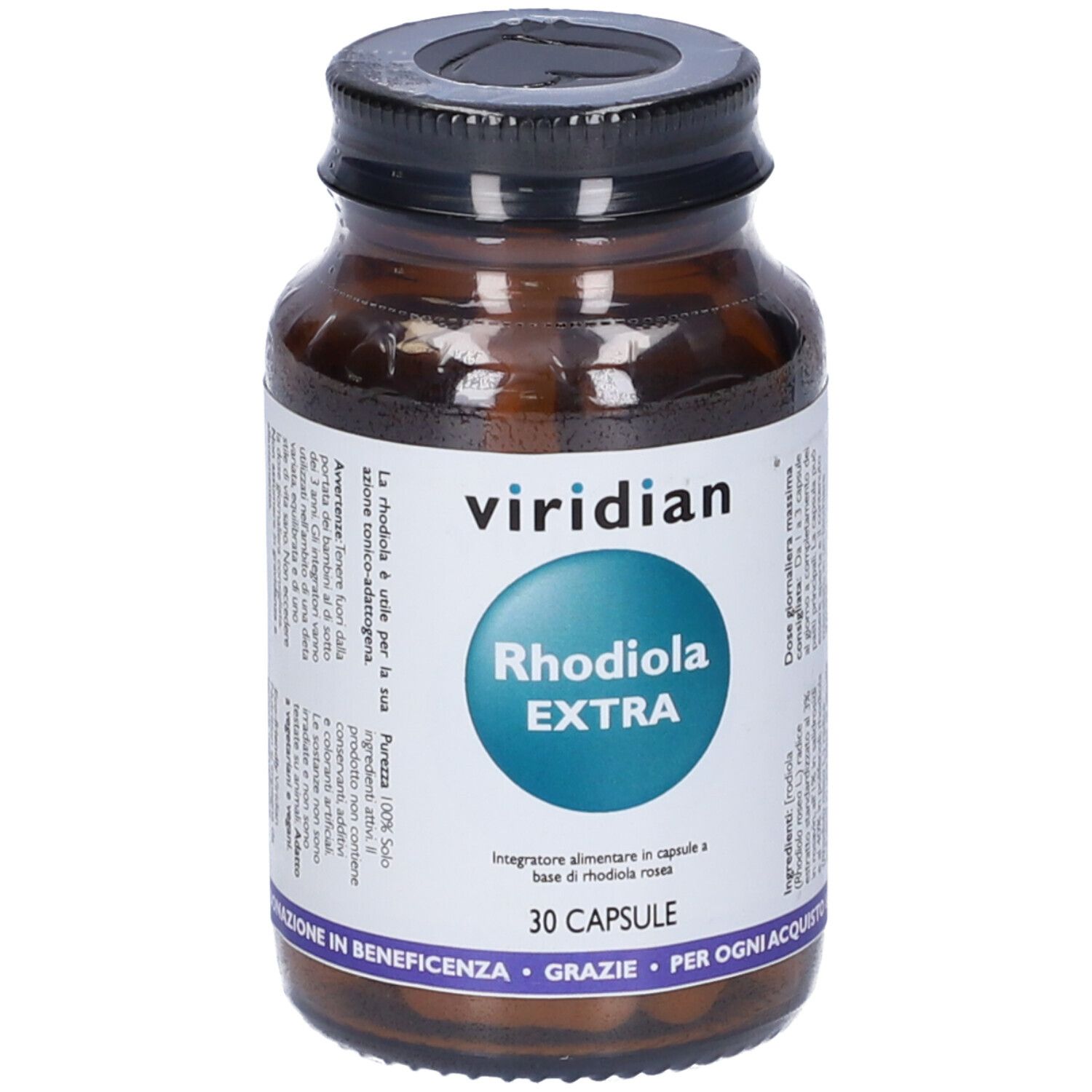 Viridian Rhodiola Extra 30 Capsule
