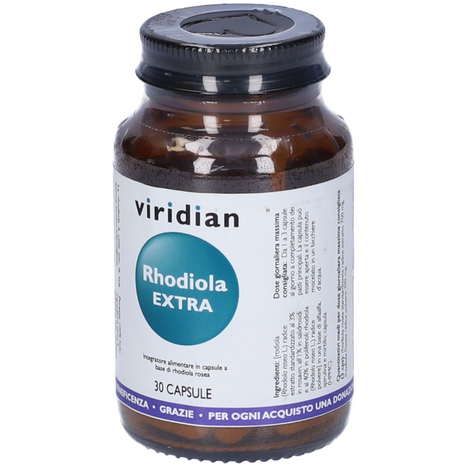 Viridian Rhodiola Extra 30 Capsule