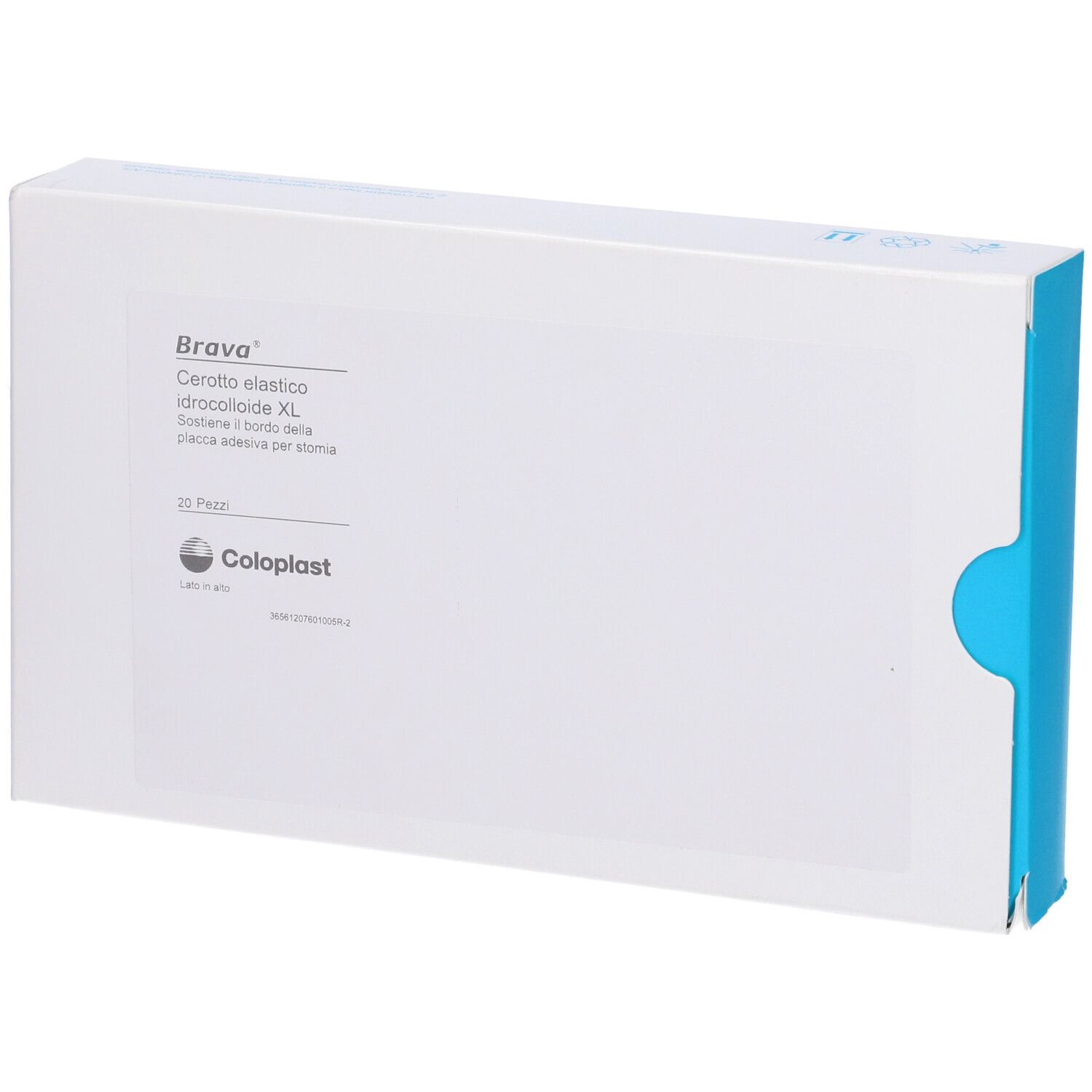 Brava Cerotto Elastico Idrocolloide Xl Per Stomia 20 Pezzi