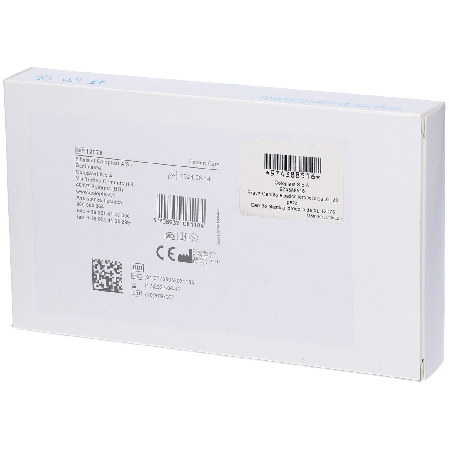 Brava Cerotto Elastico Idrocolloide Xl Per Stomia 20 Pezzi