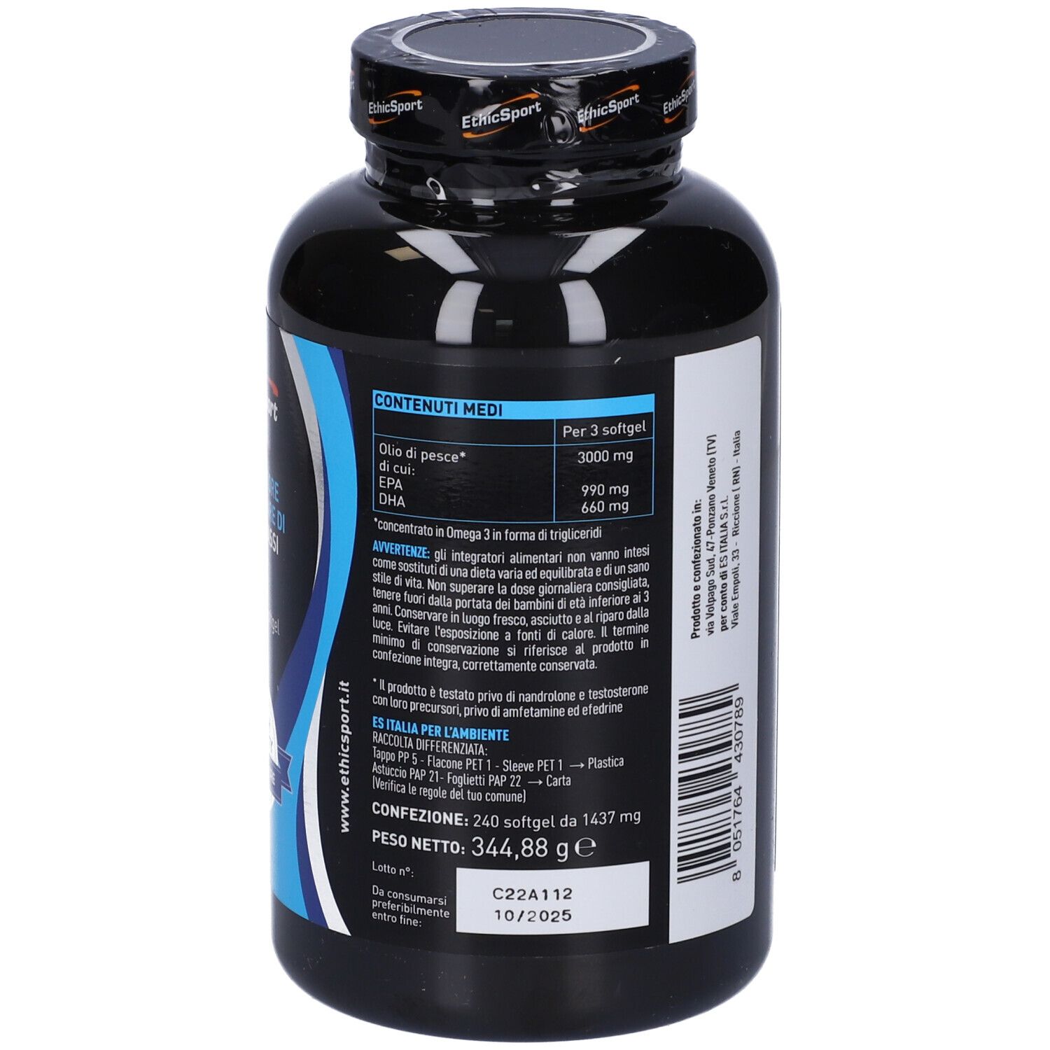Omega3 Tgx 240Soft Etichsport