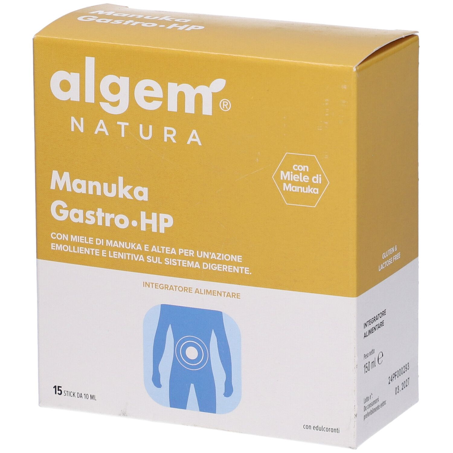 Algem Manuka Gastro Hp 15 Stick X 10 Ml