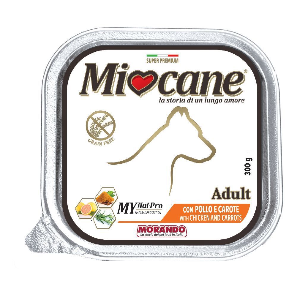 Miocane Pate' Tris Adult Pollo/Riso 3 X 400 G