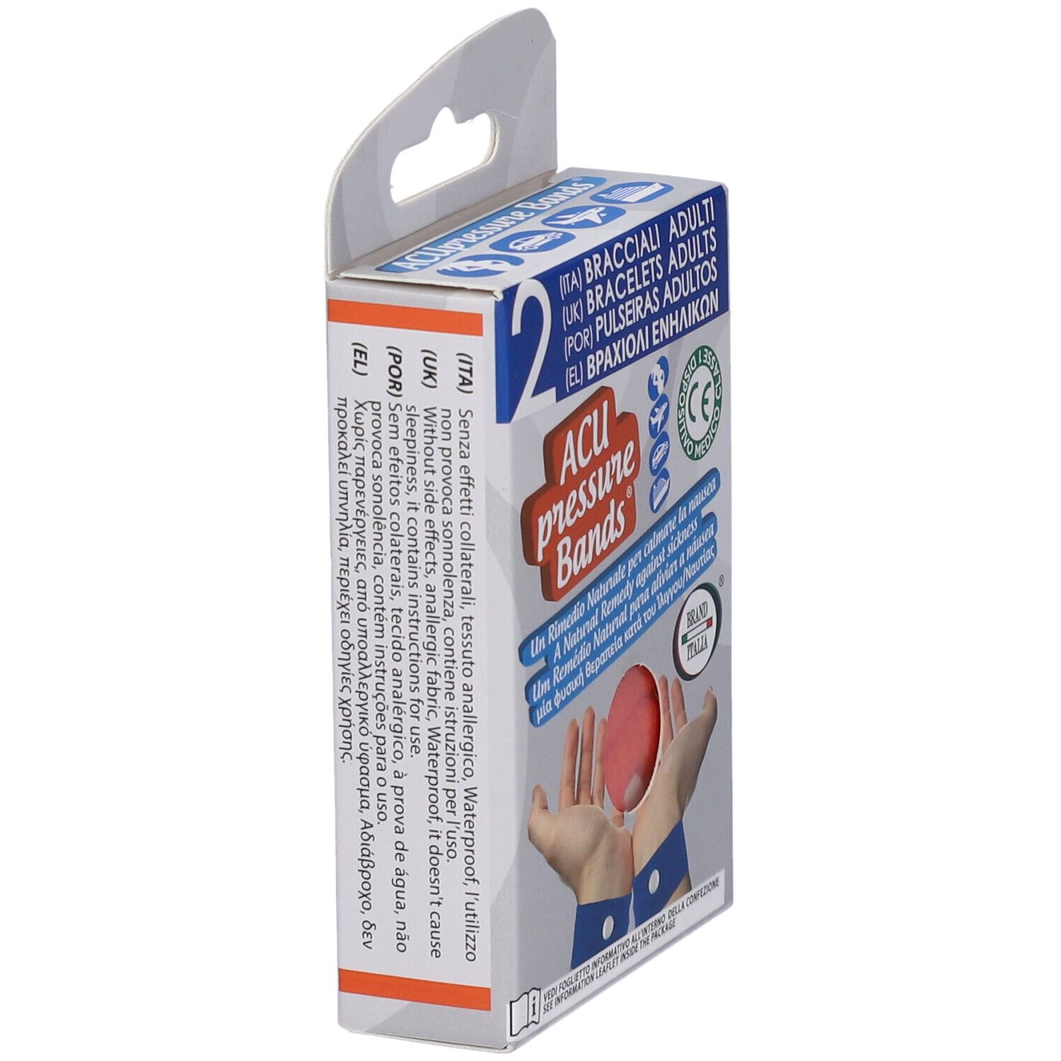 Bracciale Acu Pressure Band Adulti 2 Pezzi