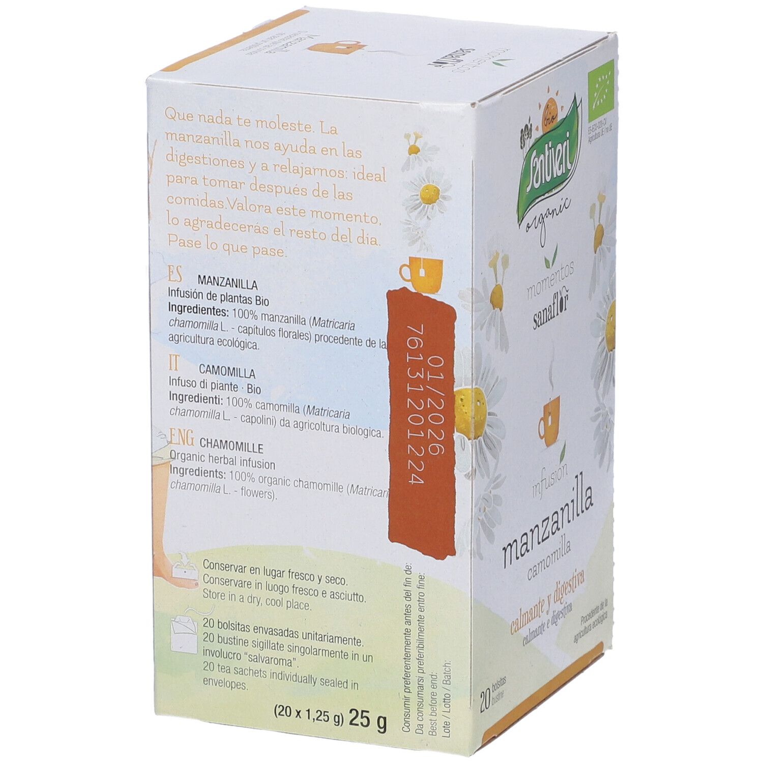 Camomilla Infuso Bio 20 Bustine Filtri