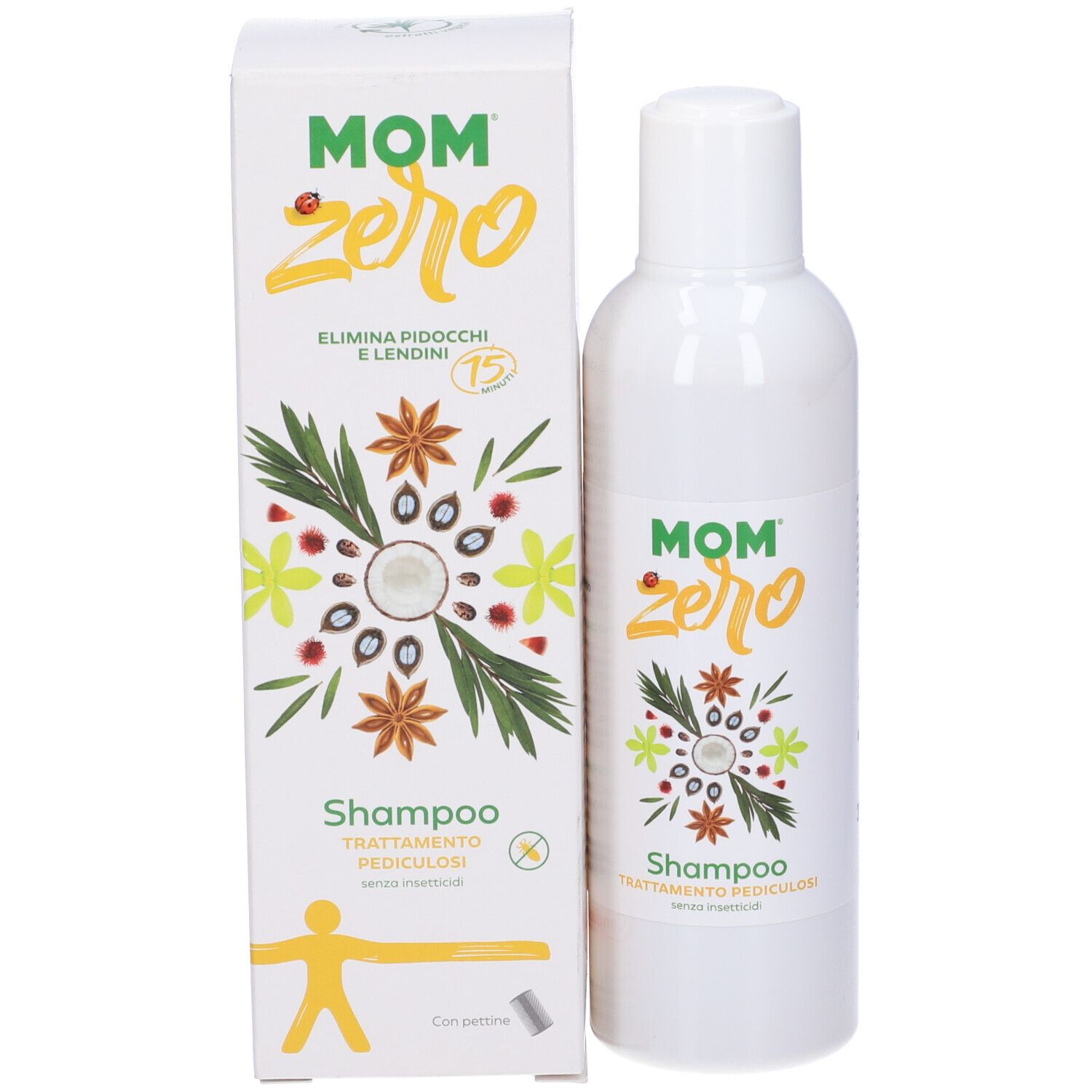 Mom Zero Shampoo Tratt Pedicul