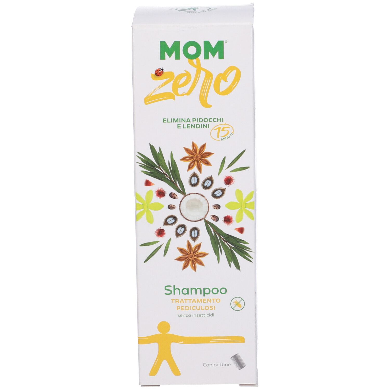 Mom Zero Shampoo Tratt Pedicul