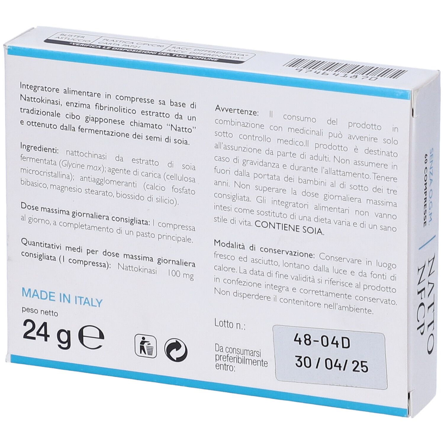Natto Nfcp 60 Compresse
