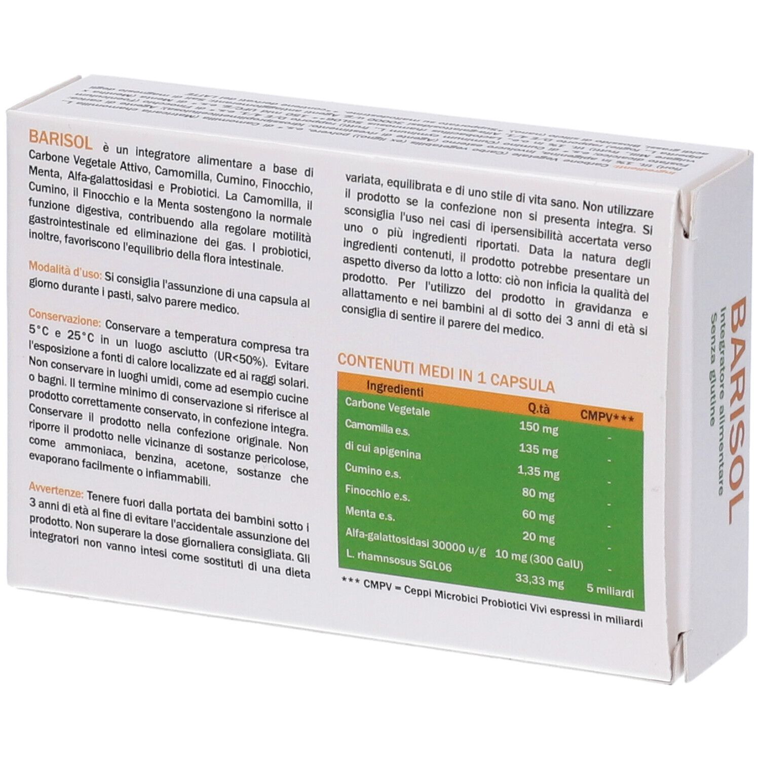Barisol 20Capsule Gastrores