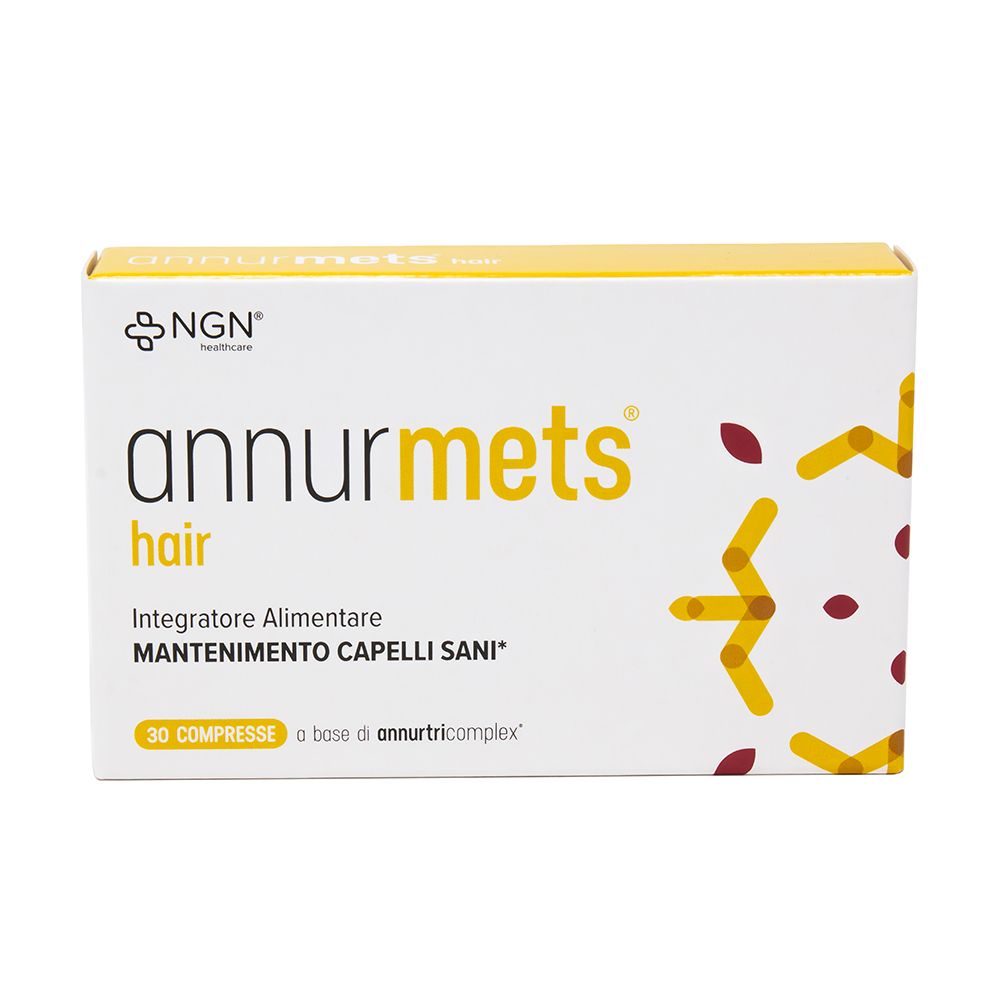 Confezione integratore alimentare Annurmets Hair, 30 compresse, 15.3g.