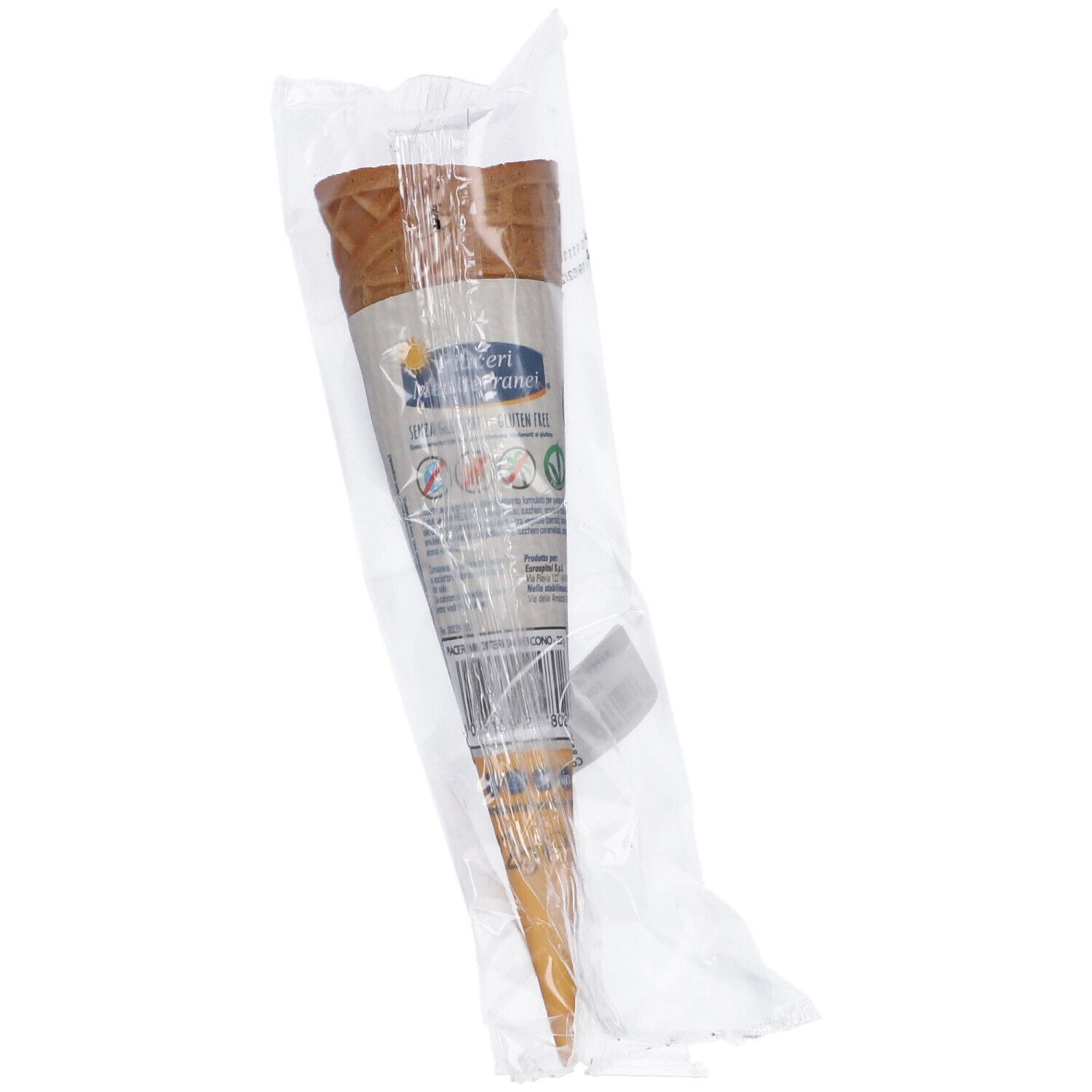 Cono Gelato Monoporzione Senza Glutine - Piaceri Mediterranei