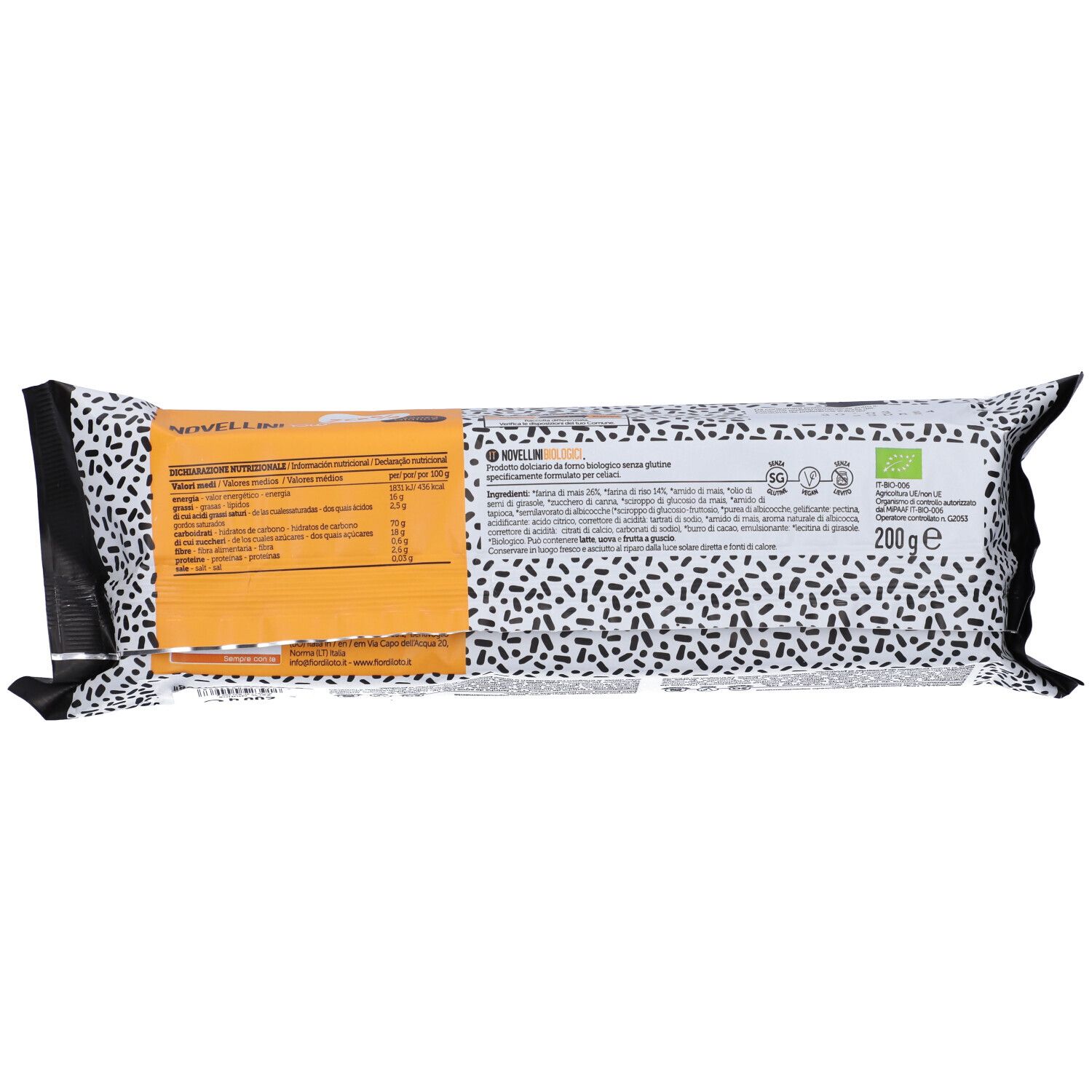 Zer% Glutine Novellini Bio200G