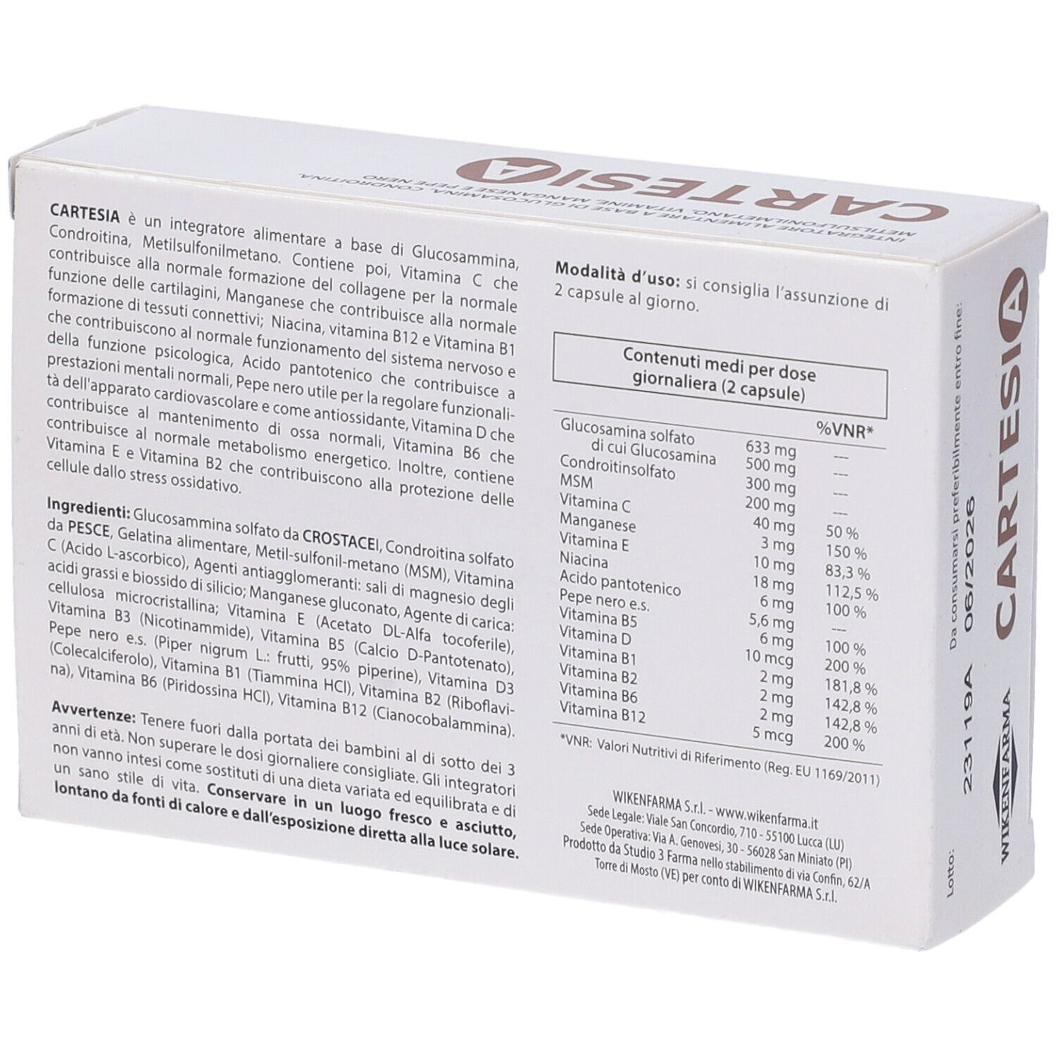 Cartesia 36 Capsule 28,2 G
