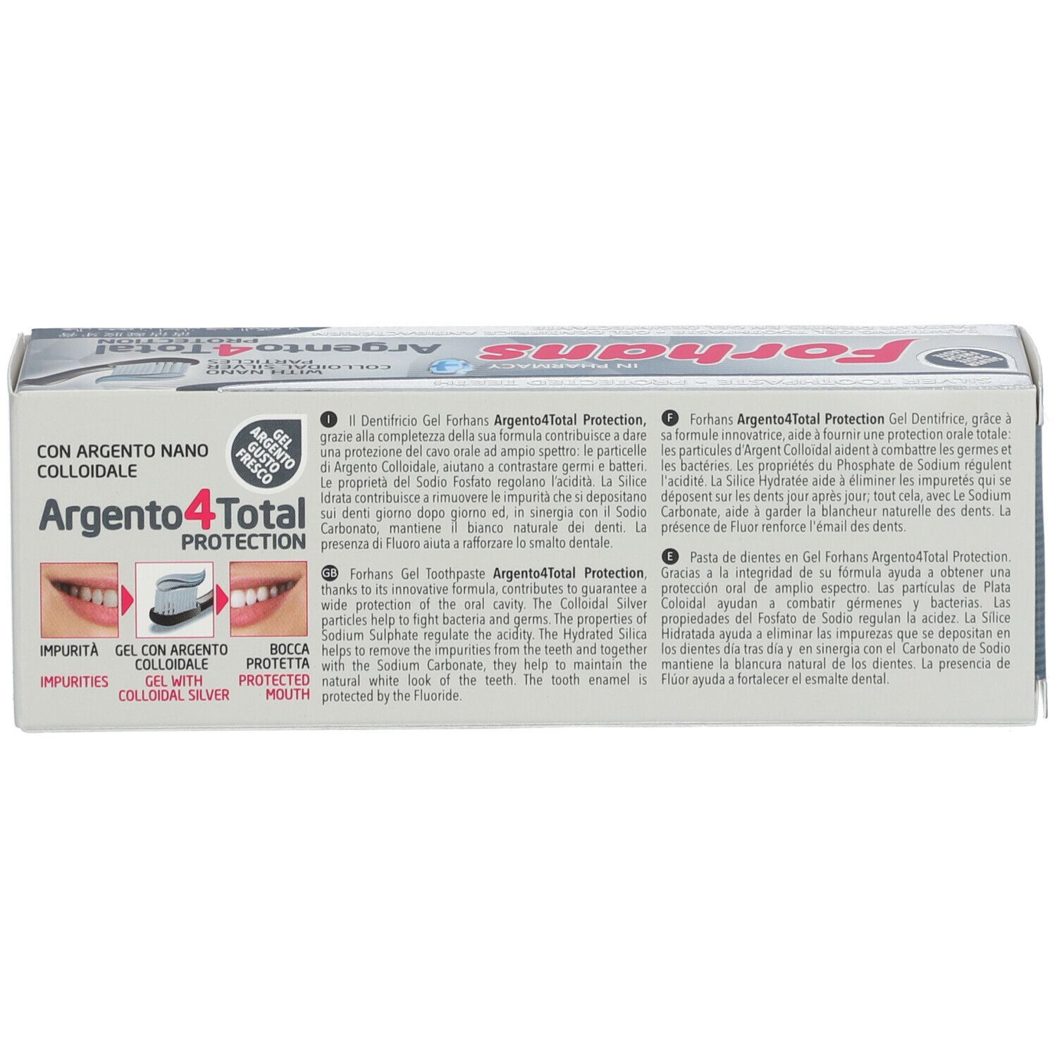 Forhans Dentifricio Argento4Total