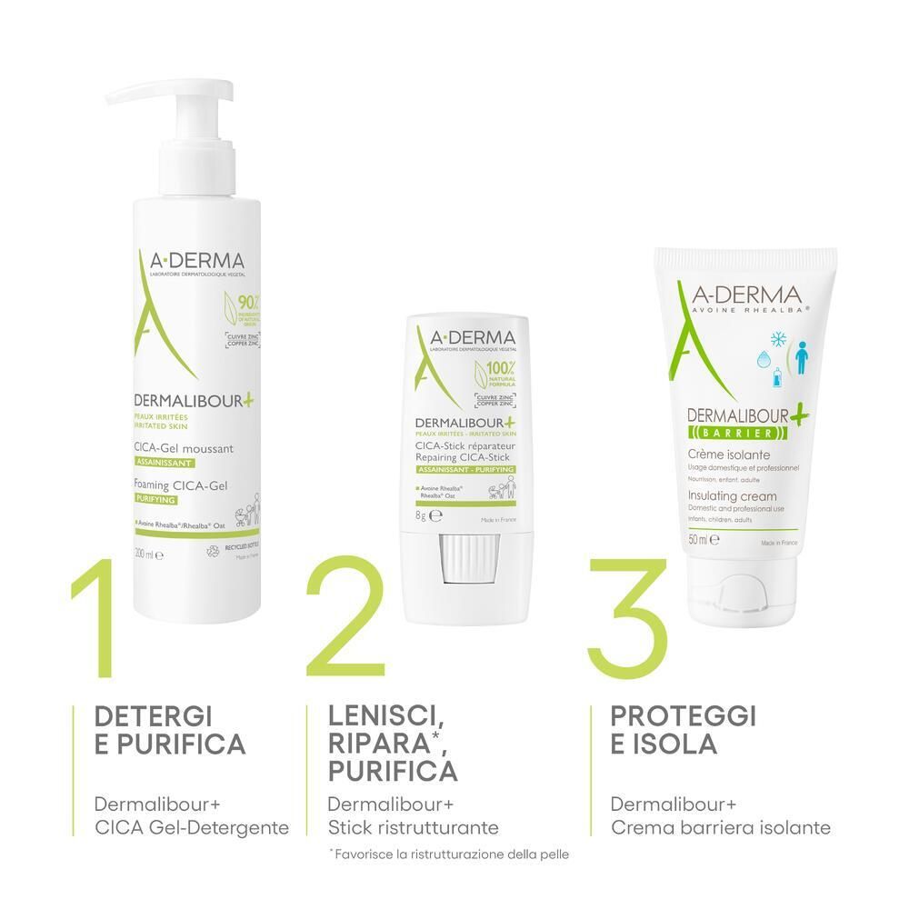 A-DERMA Dermalibour + Barriera Crema Protettiva