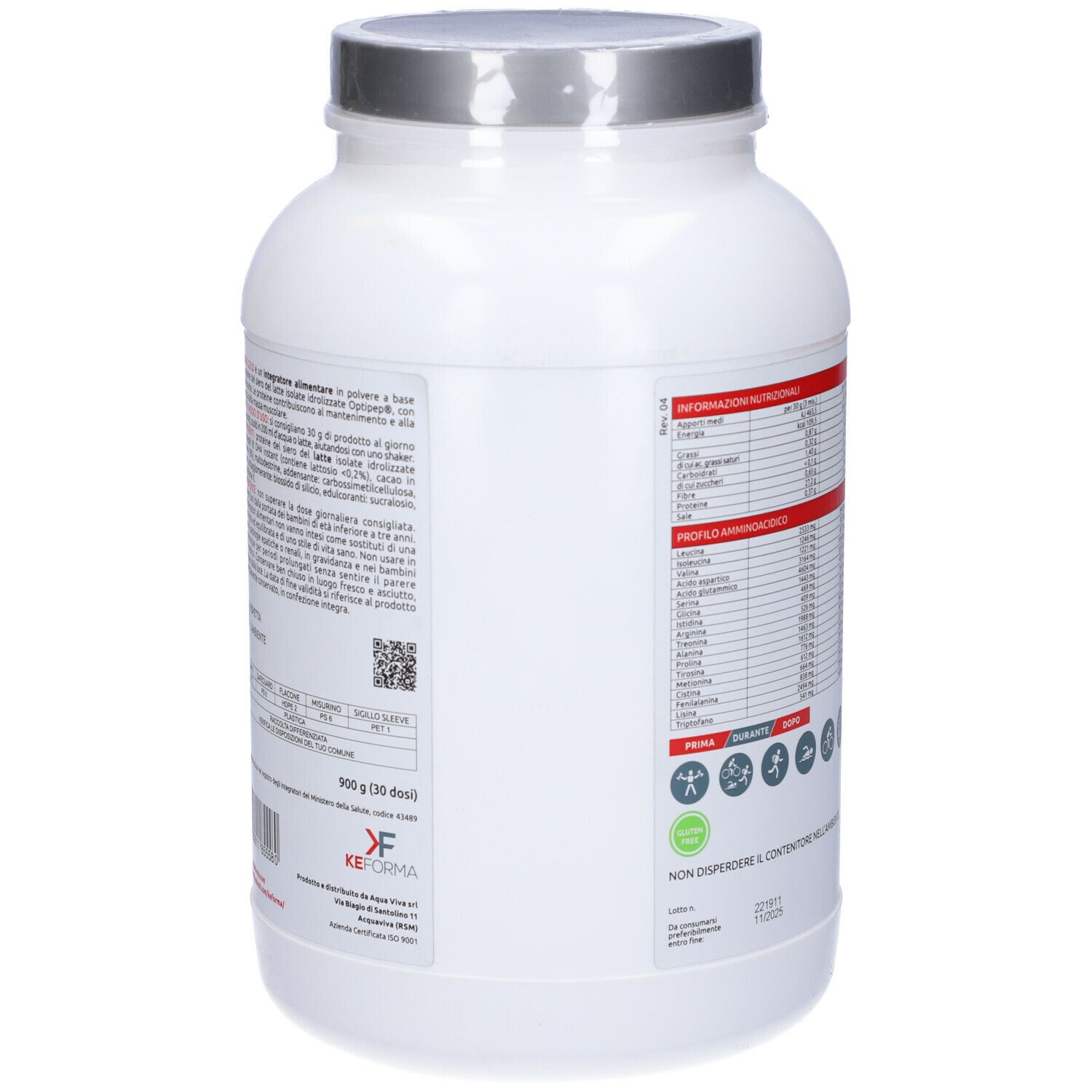 Hydrogold 90 Proteine in Polvere Gusto Bacio