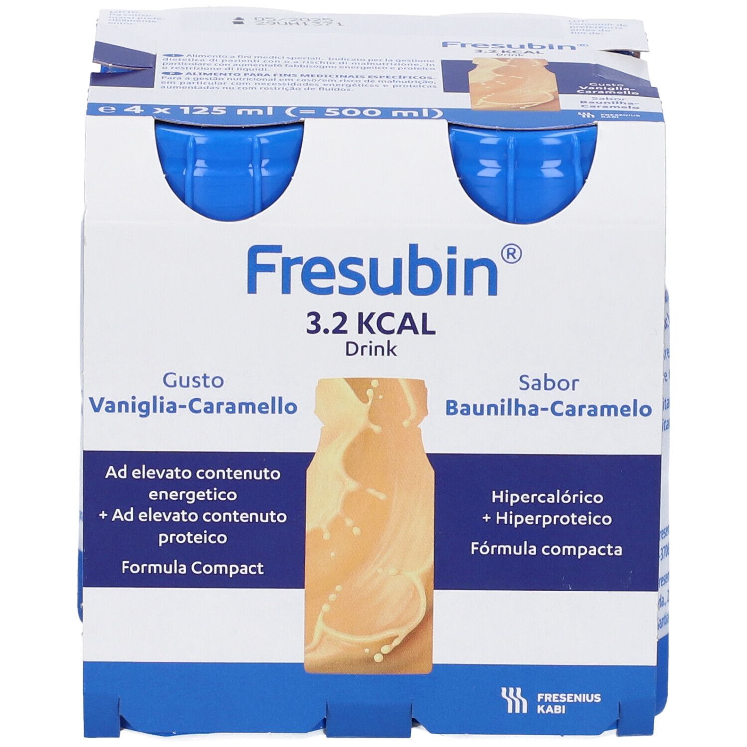 Fresubin 3,2Kcal Drink Vaniglia Caramello 4 X 125 Ml