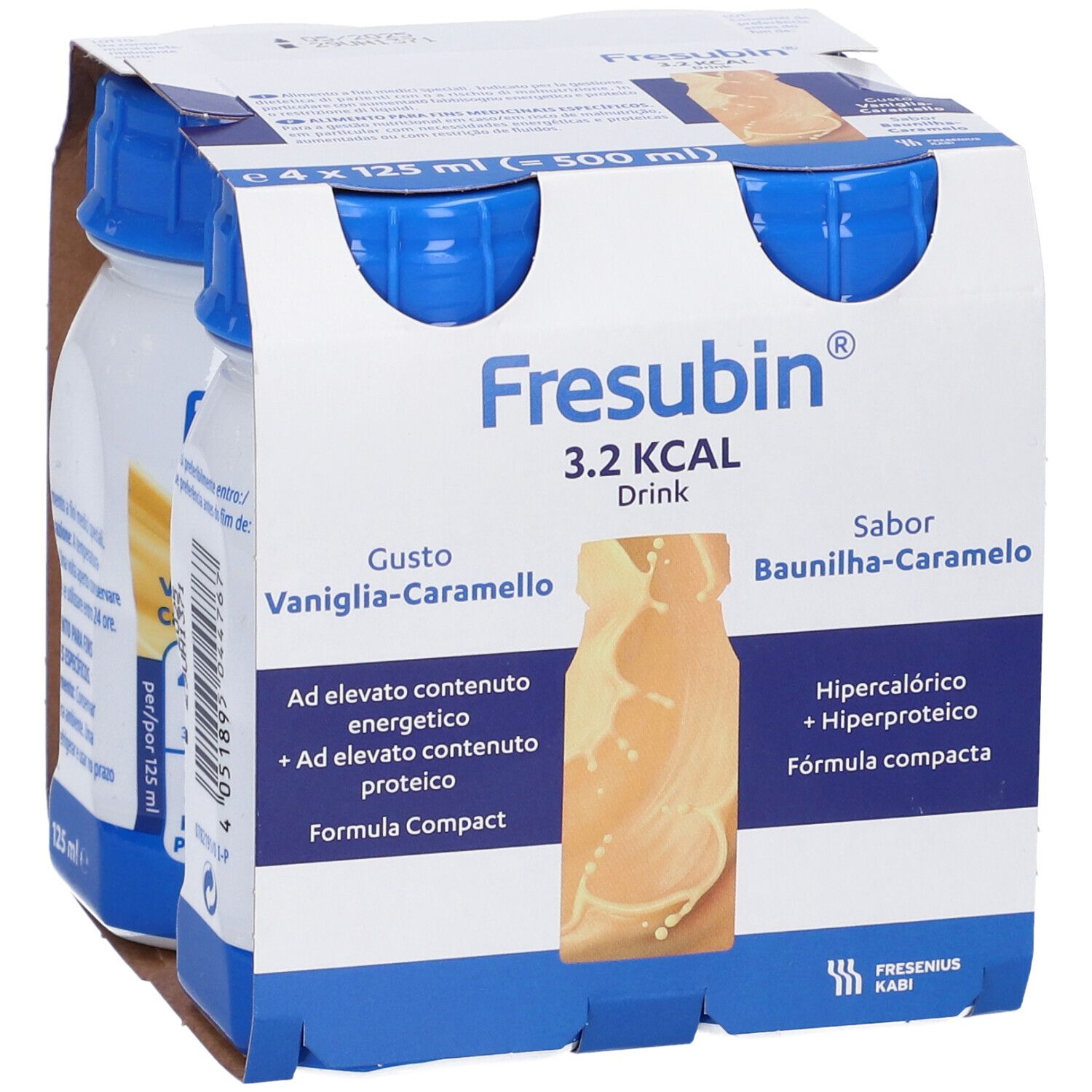 Fresubin 3,2Kcal Drink Vaniglia Caramello 4 X 125 Ml