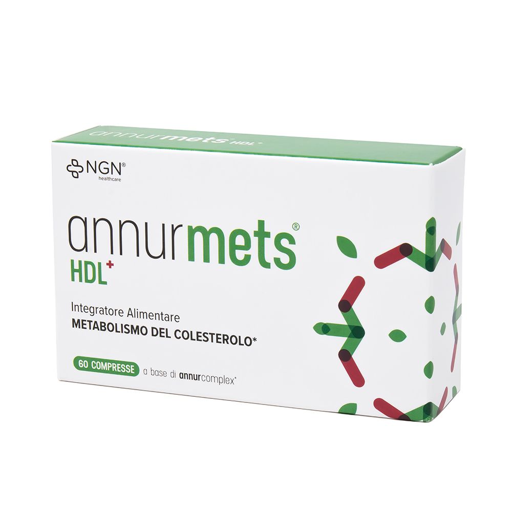 Annurmets HDL: Integratore alimentare per il metabolismo del colesterolo. Contiene 60 capsule.