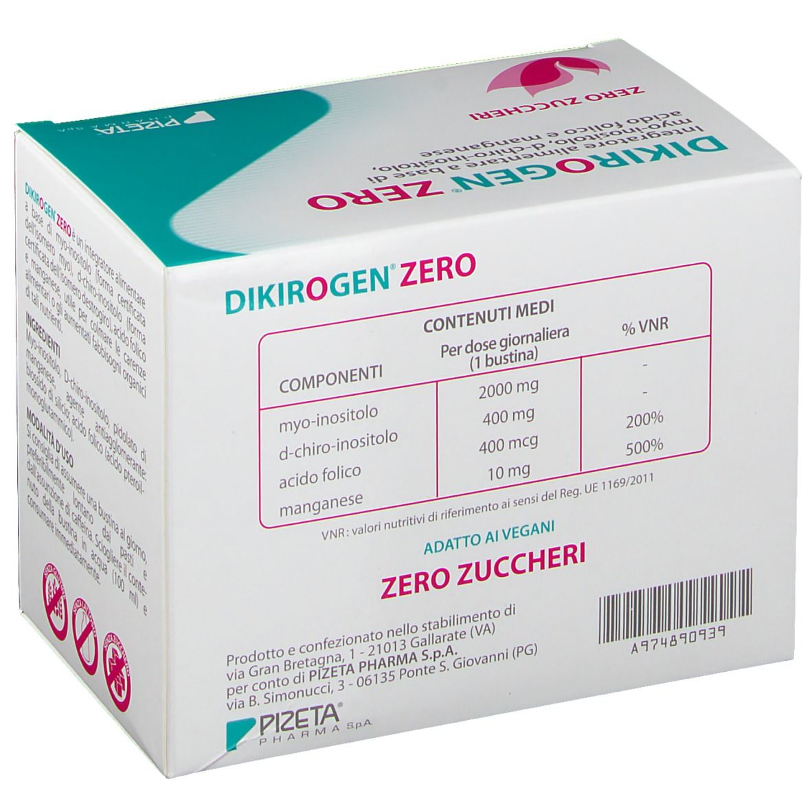 PIZETA® Pharma Dikirogen® Zero Bustine