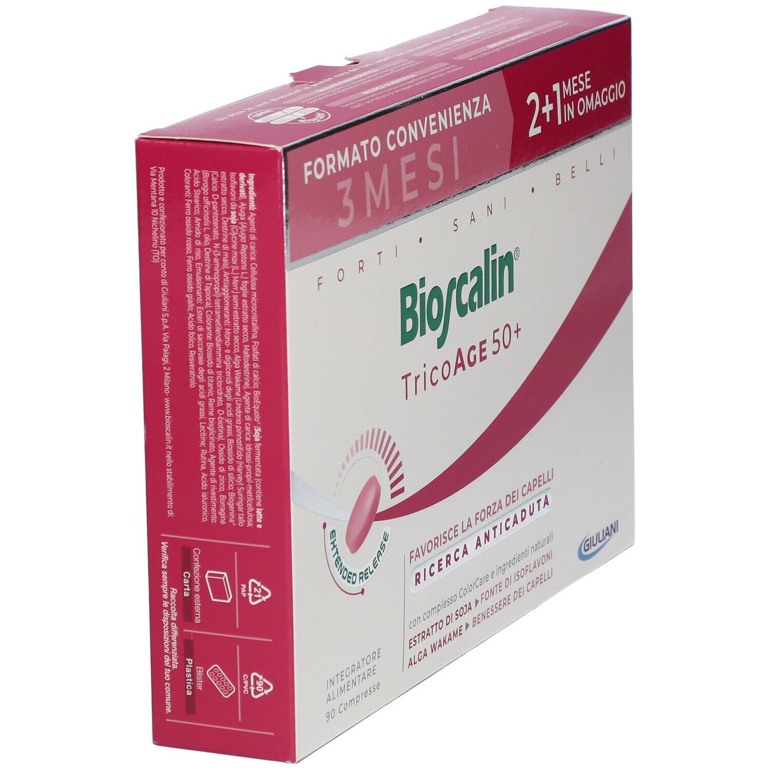 Bioscalin® TricoAGE50+  2 Mesi + 1 in Omaggio