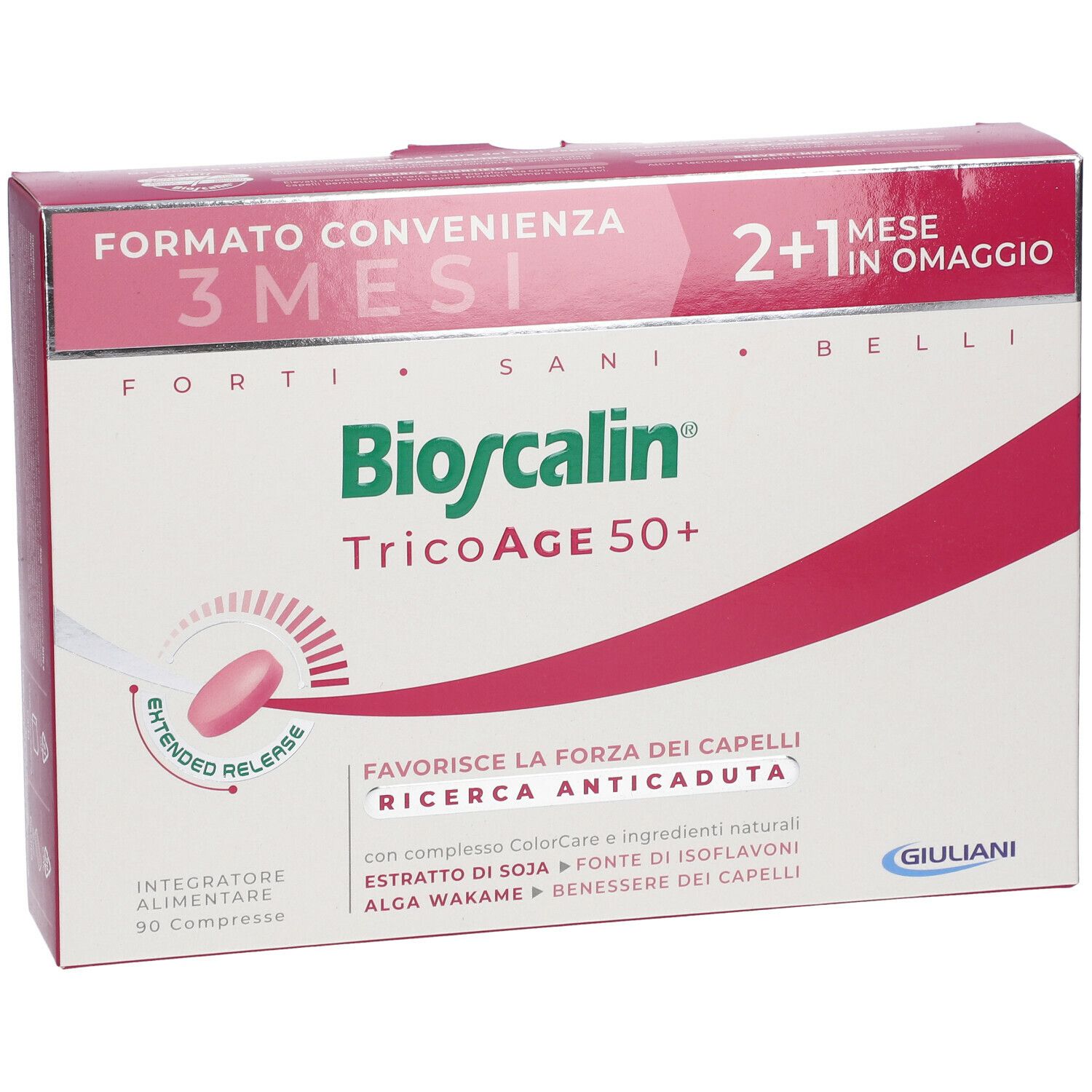 Bioscalin® TricoAGE50+  2 Mesi + 1 in Omaggio