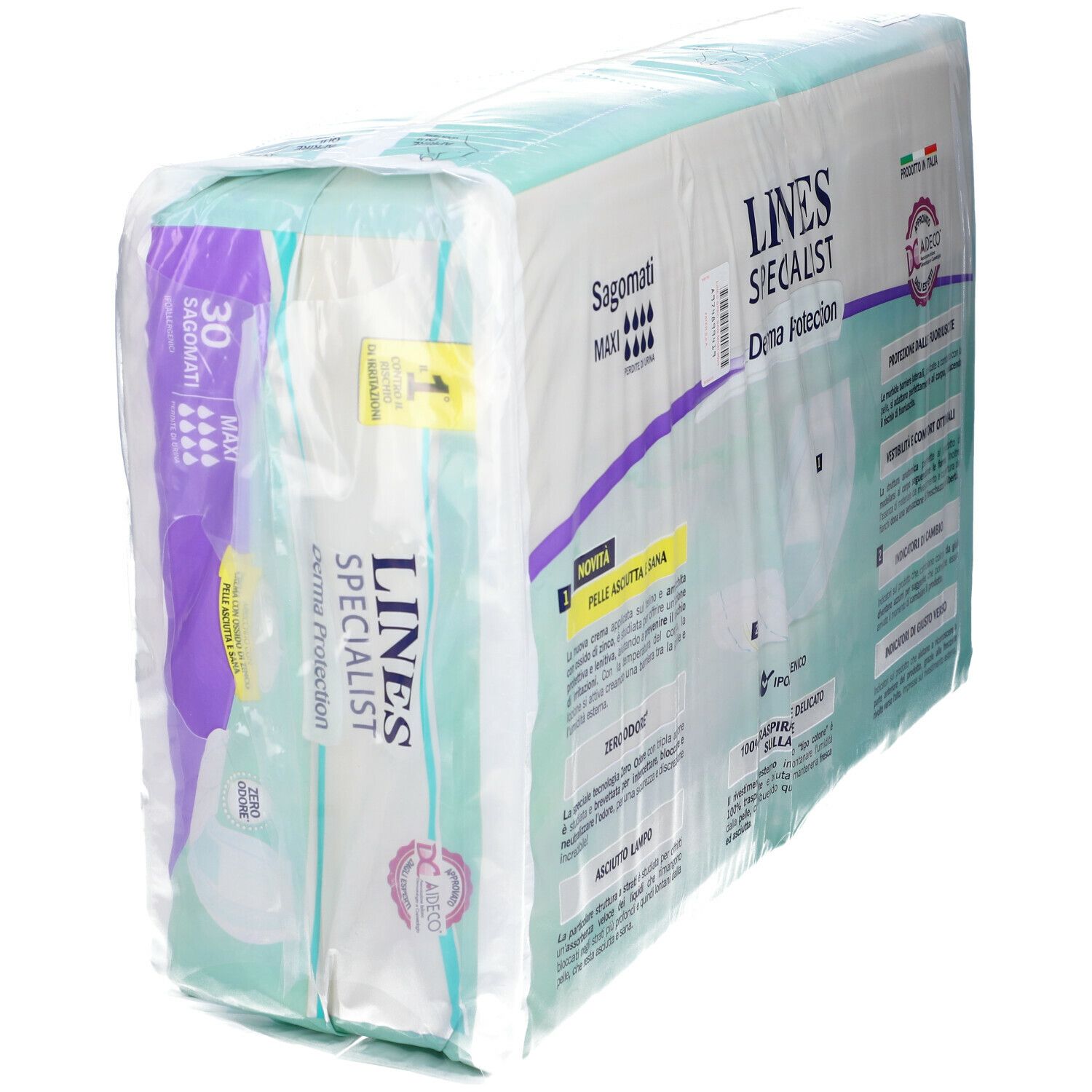 LINES SPECIALIST Derma Protection sagomato maxi 30 pz