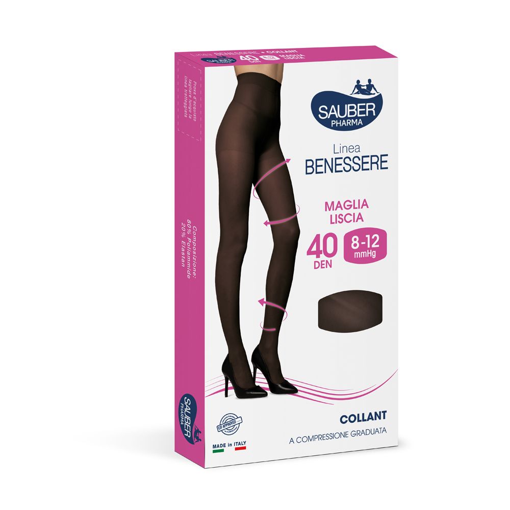 Collant Velato Sauber 8-12Mmgh Nero 2